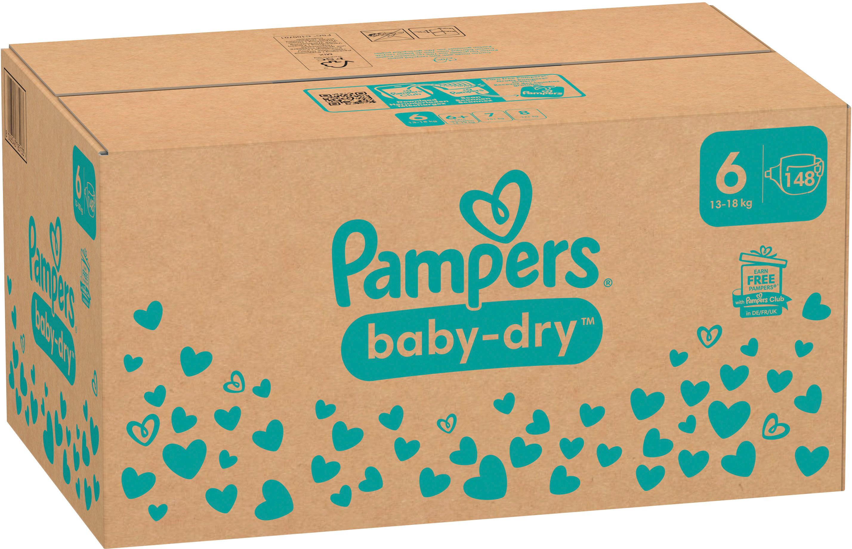 Produktbild Pampers Baby Dry Gr. 6 13-18kg Monatsbox 12 von 25