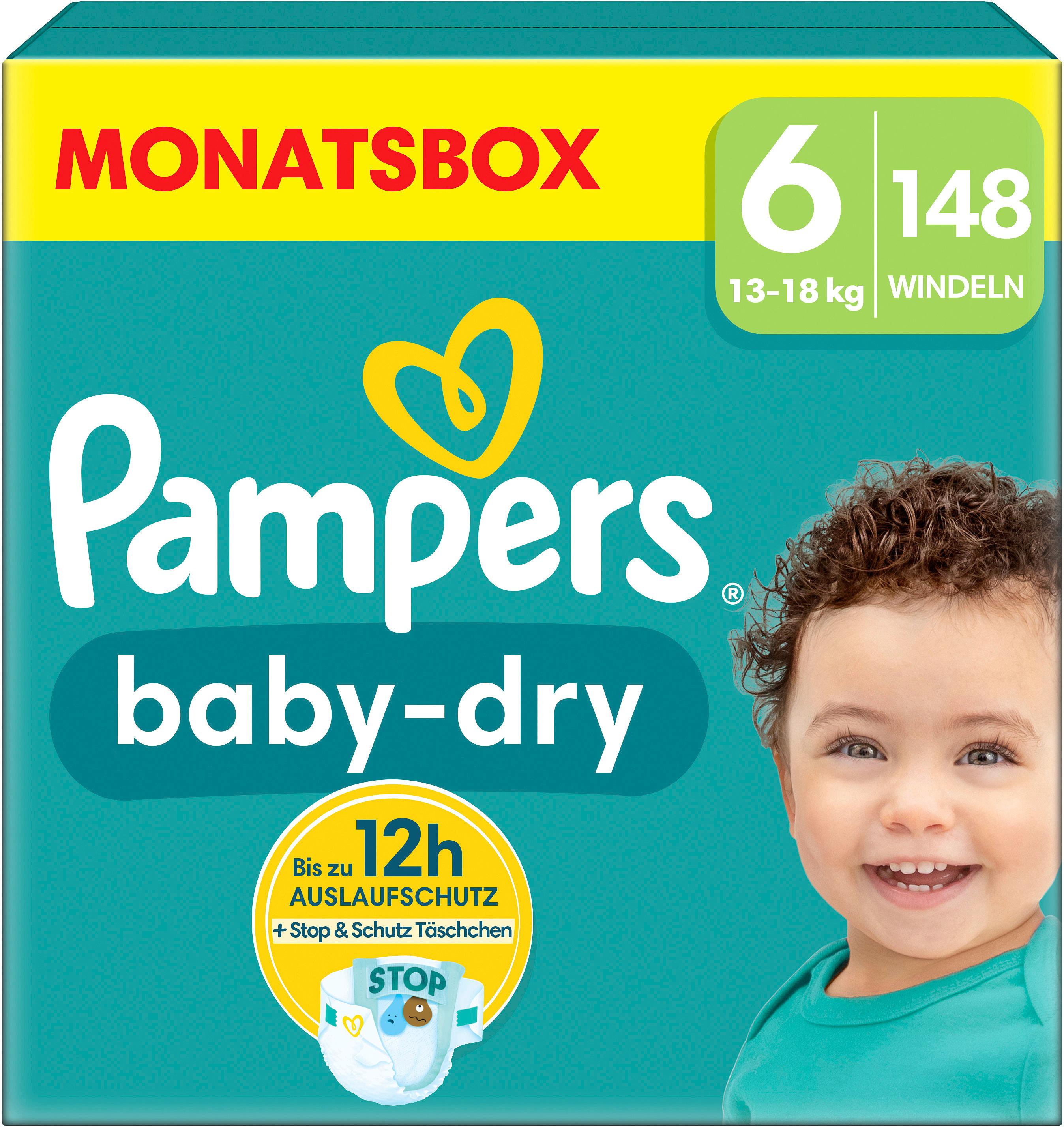 Produktbild Pampers Baby Dry Gr. 6 13-18kg Monatsbox 18 von 25