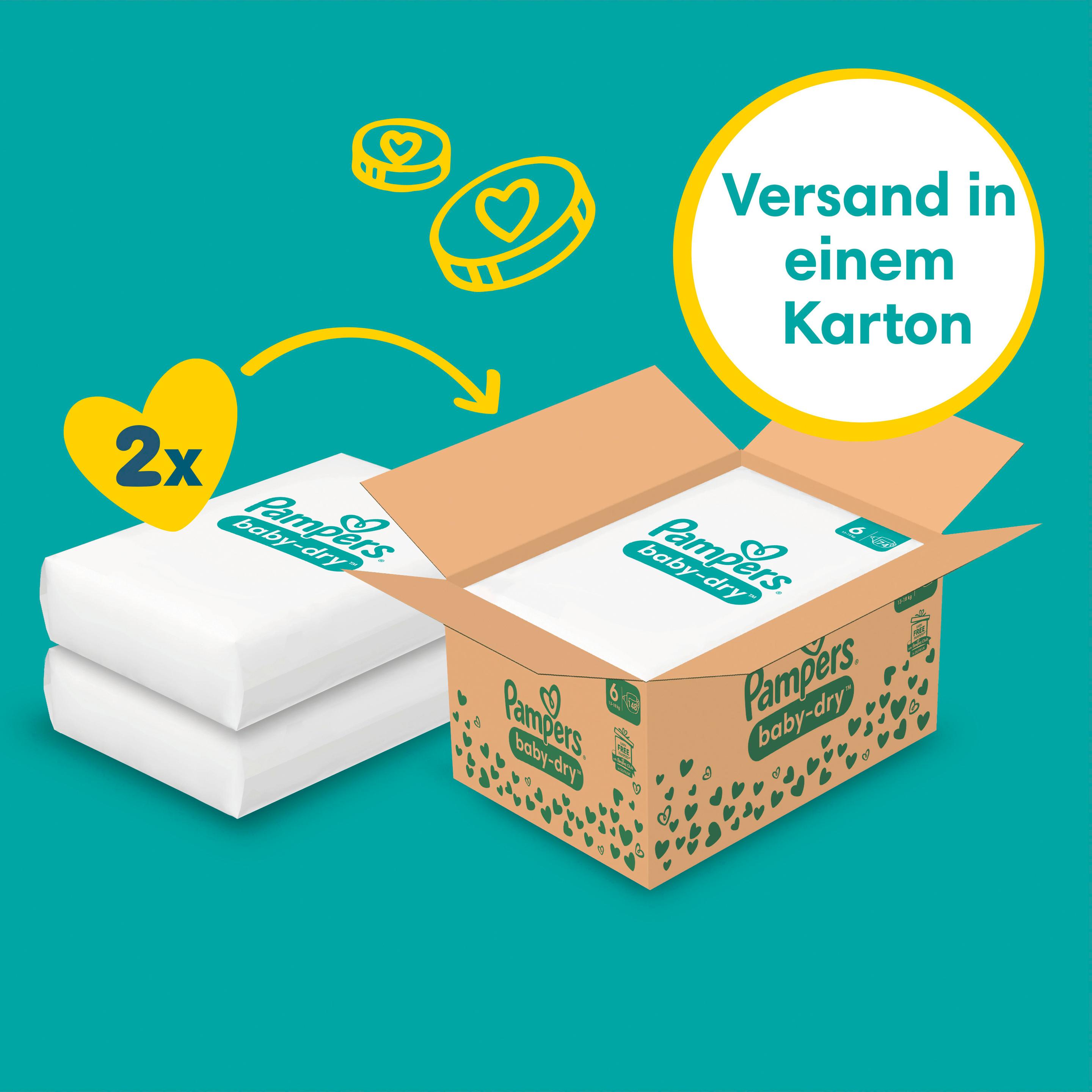 Produktbild Pampers Baby Dry Gr. 6 13-18kg Monatsbox 22 von 25