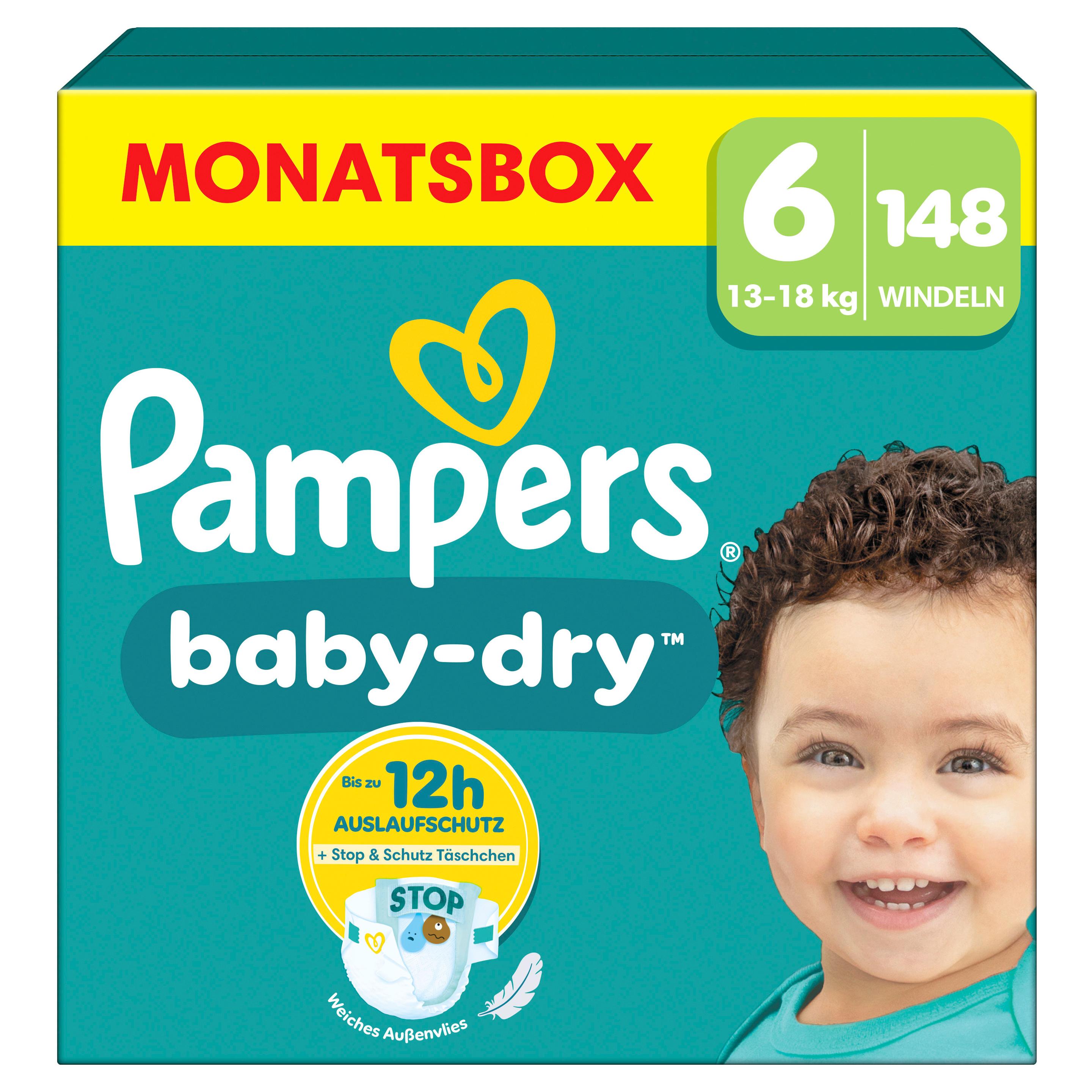 Pampers Baby Dry Gr. 6 13-18kg Monatsbox