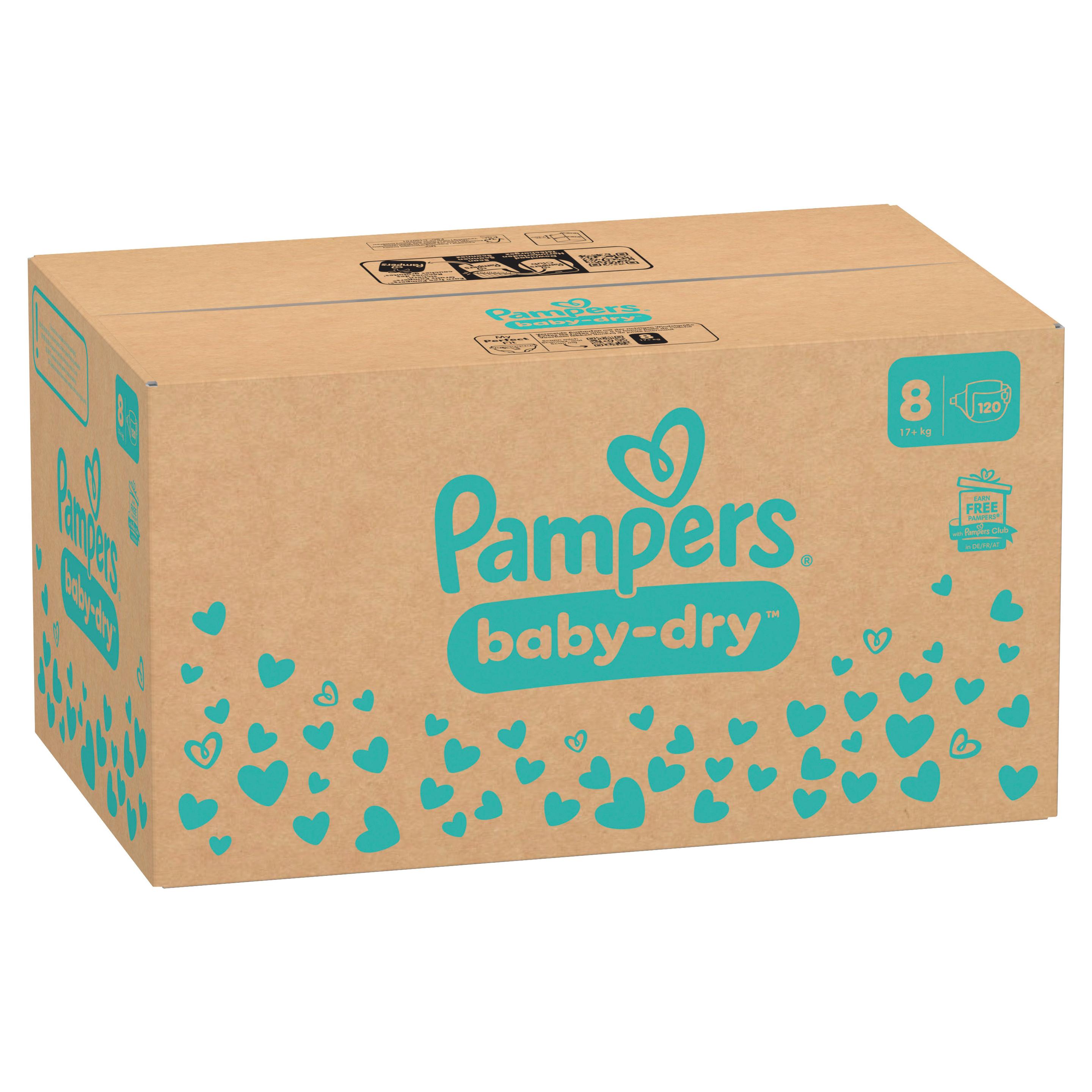 Produktbild Pampers Baby Dry Gr. 8 17+kg Monatsbox 4 von 24