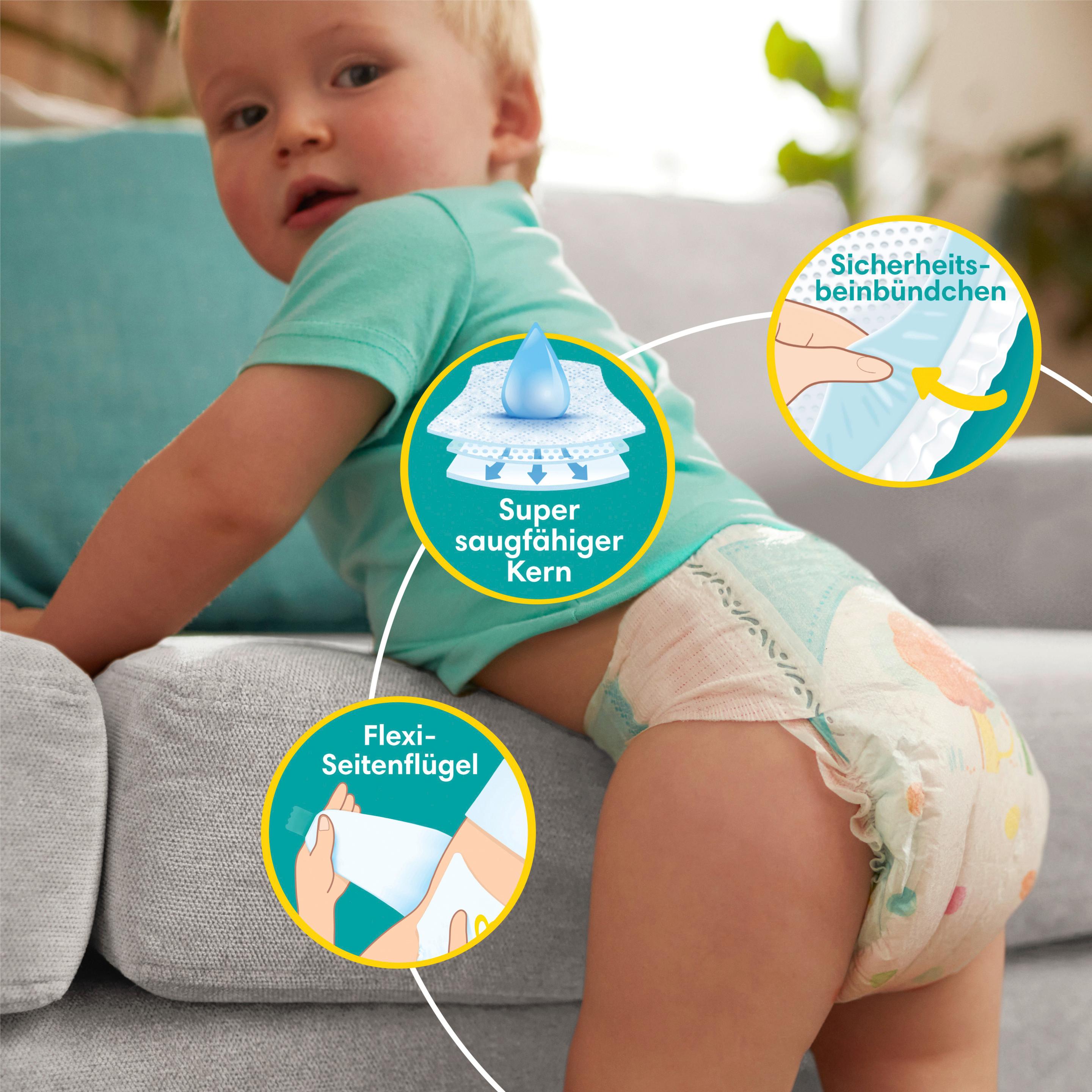 Produktbild Pampers Baby Dry Gr. 8 17+kg Monatsbox 6 von 24