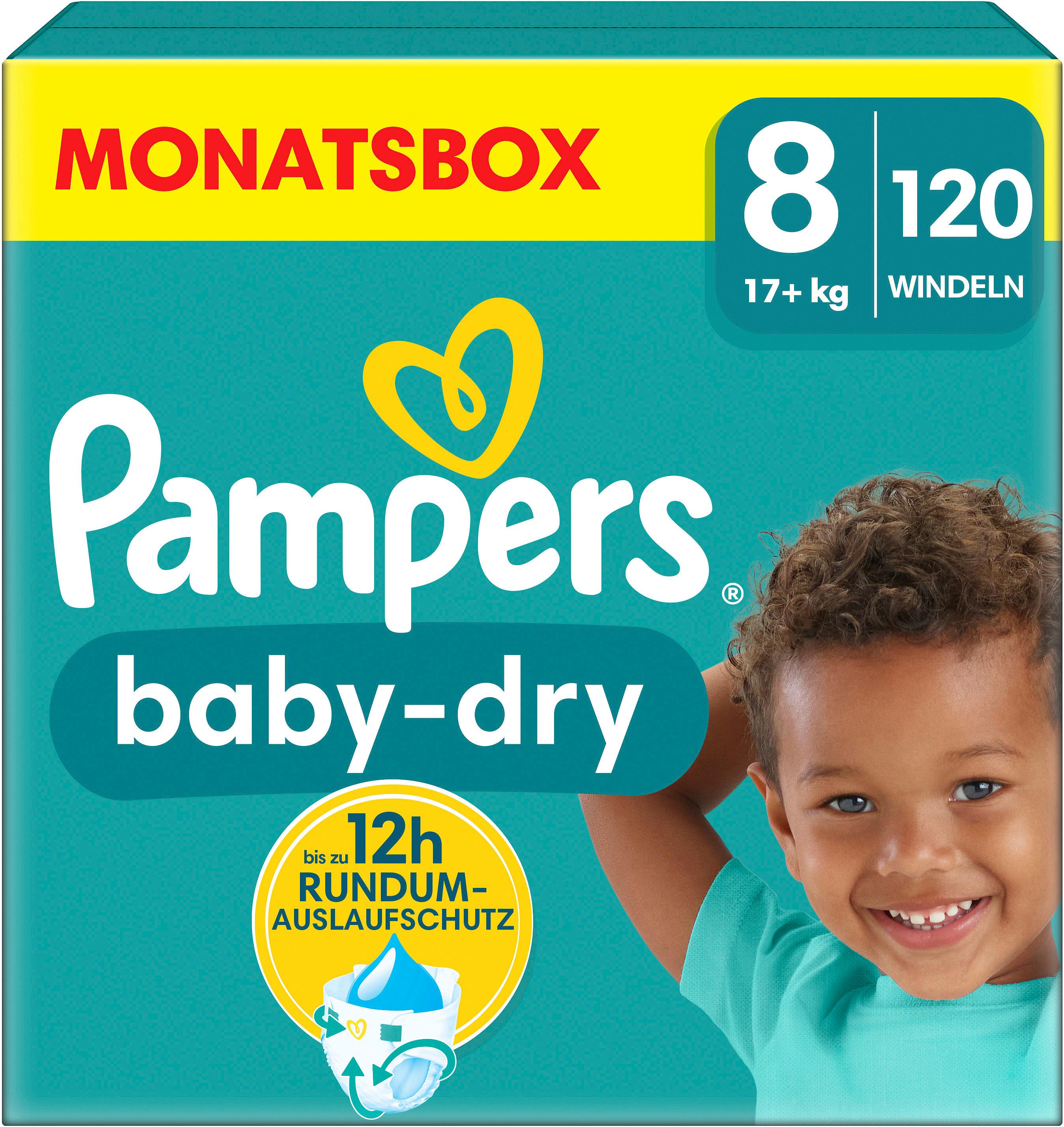 Produktbild Pampers Baby Dry Gr. 8 17+kg Monatsbox 7 von 24