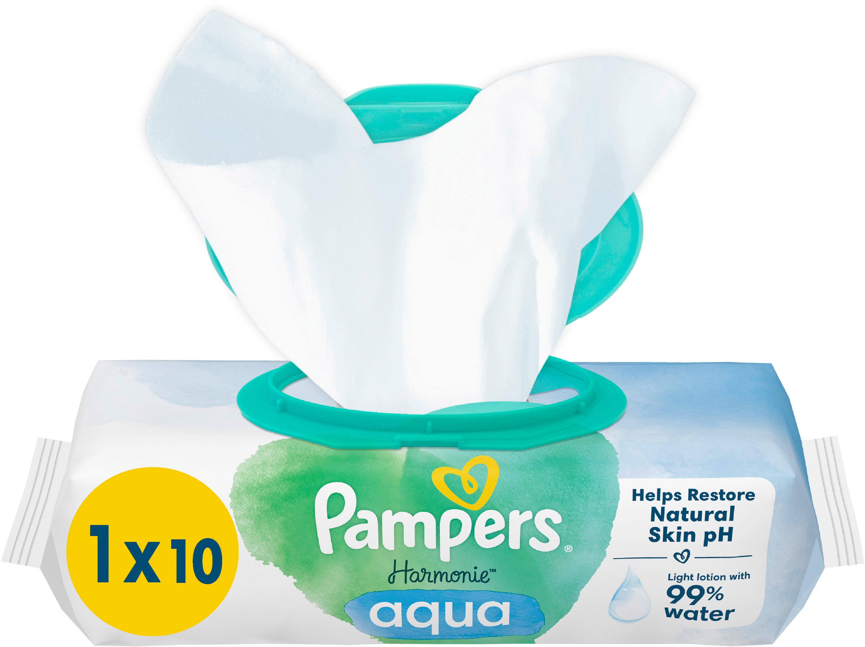 Produktbild Pampers Feuchttücher Aqua 8 von 9