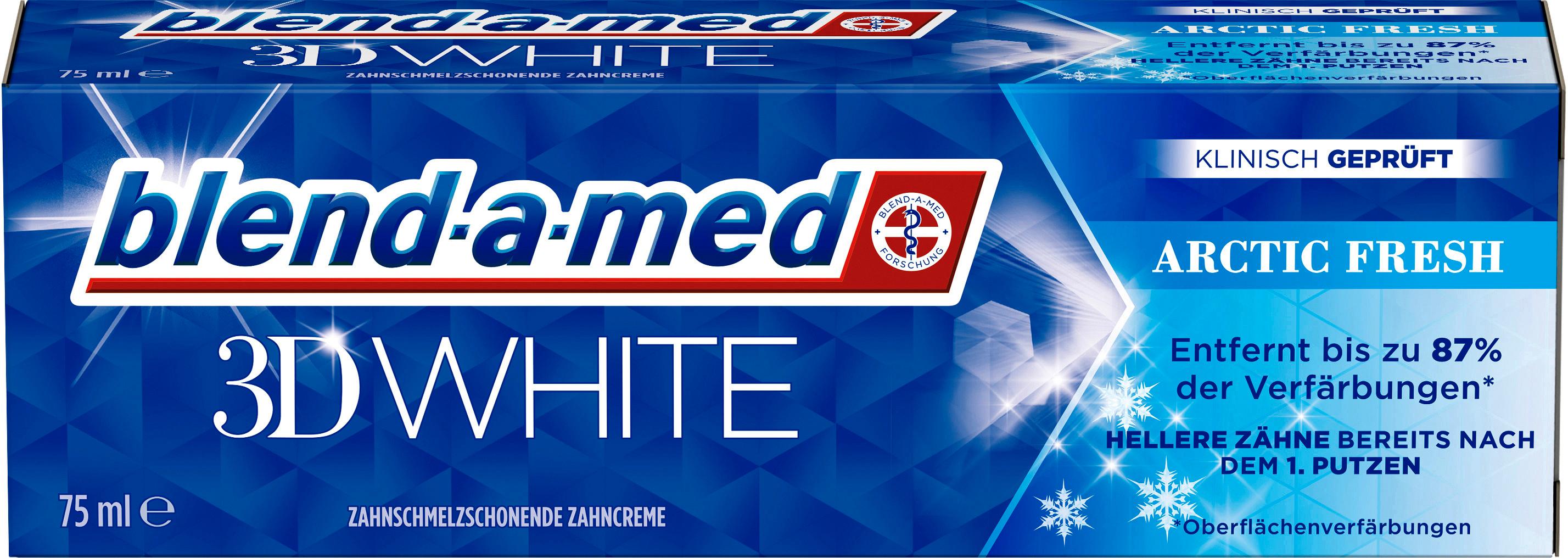Produktbild Blend-A-Med Zahnpasta 3DW Arctic Fresh 75ml 6 von 11