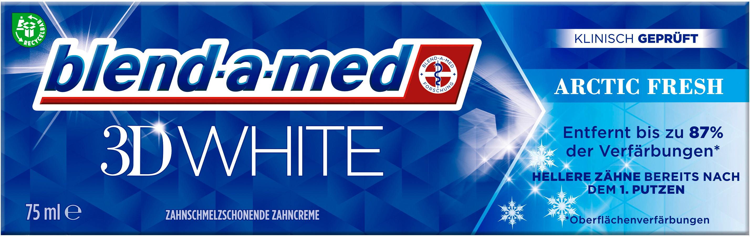 Blend-A-Med Zahnpasta 3DW Arctic Fresh 75ml