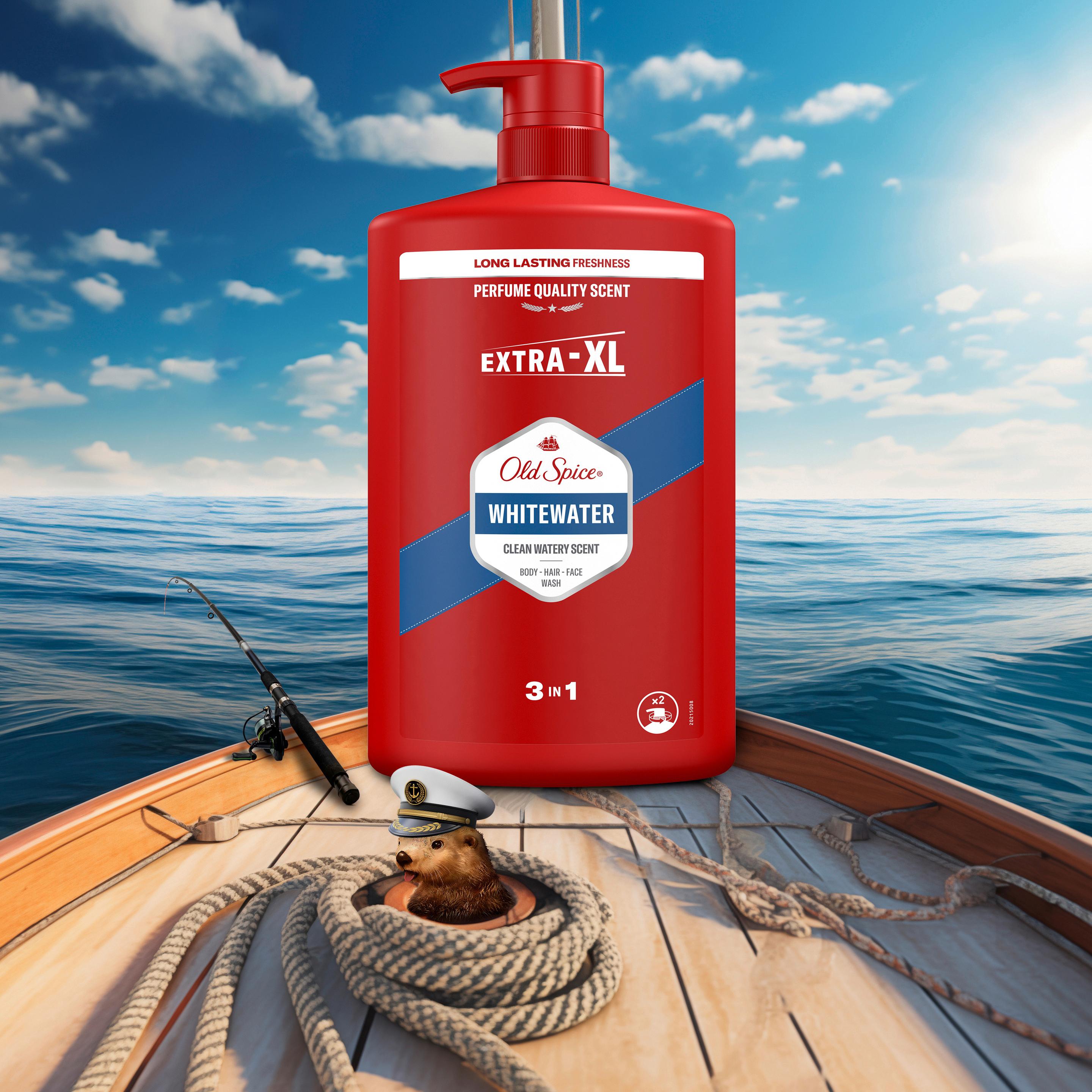 Produktbild Old Spice Whitewater Body - Hair - Face Wash Duschgel Extra XL 10 von 10