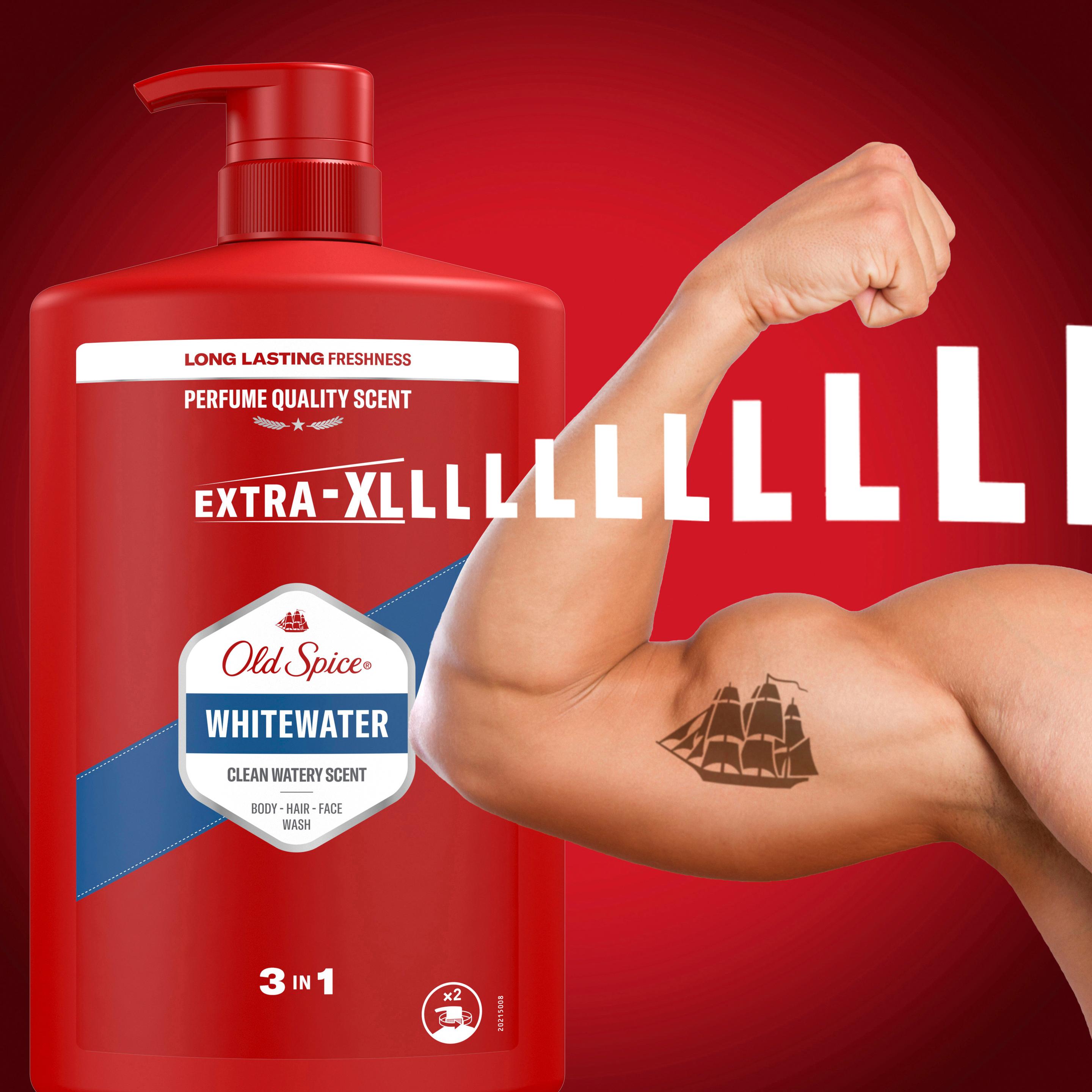 Produktbild Old Spice Whitewater Body - Hair - Face Wash Duschgel Extra XL 8 von 10