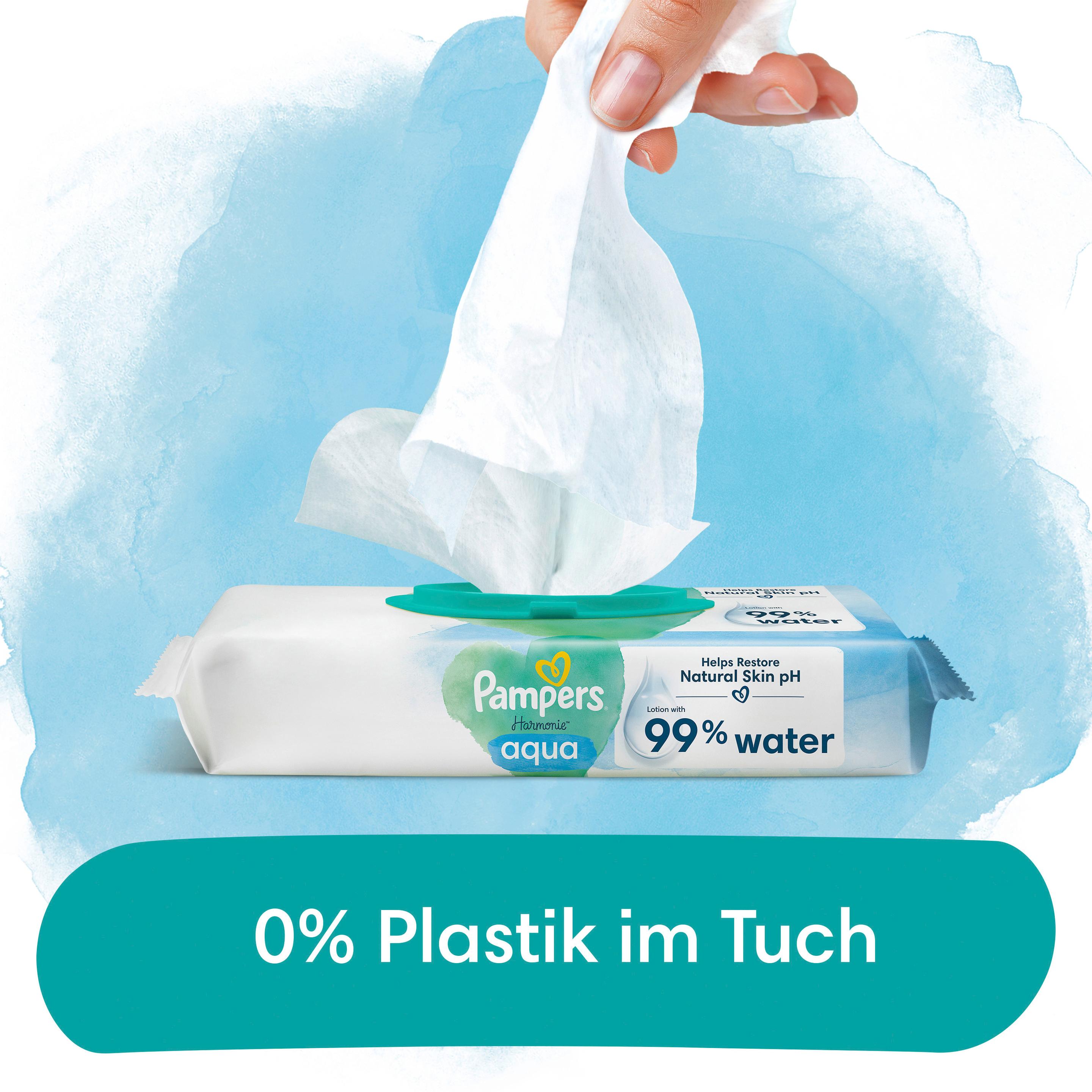 Produktbild Pampers Feuchttücher Aqua 6x48 288ST 7 von 12