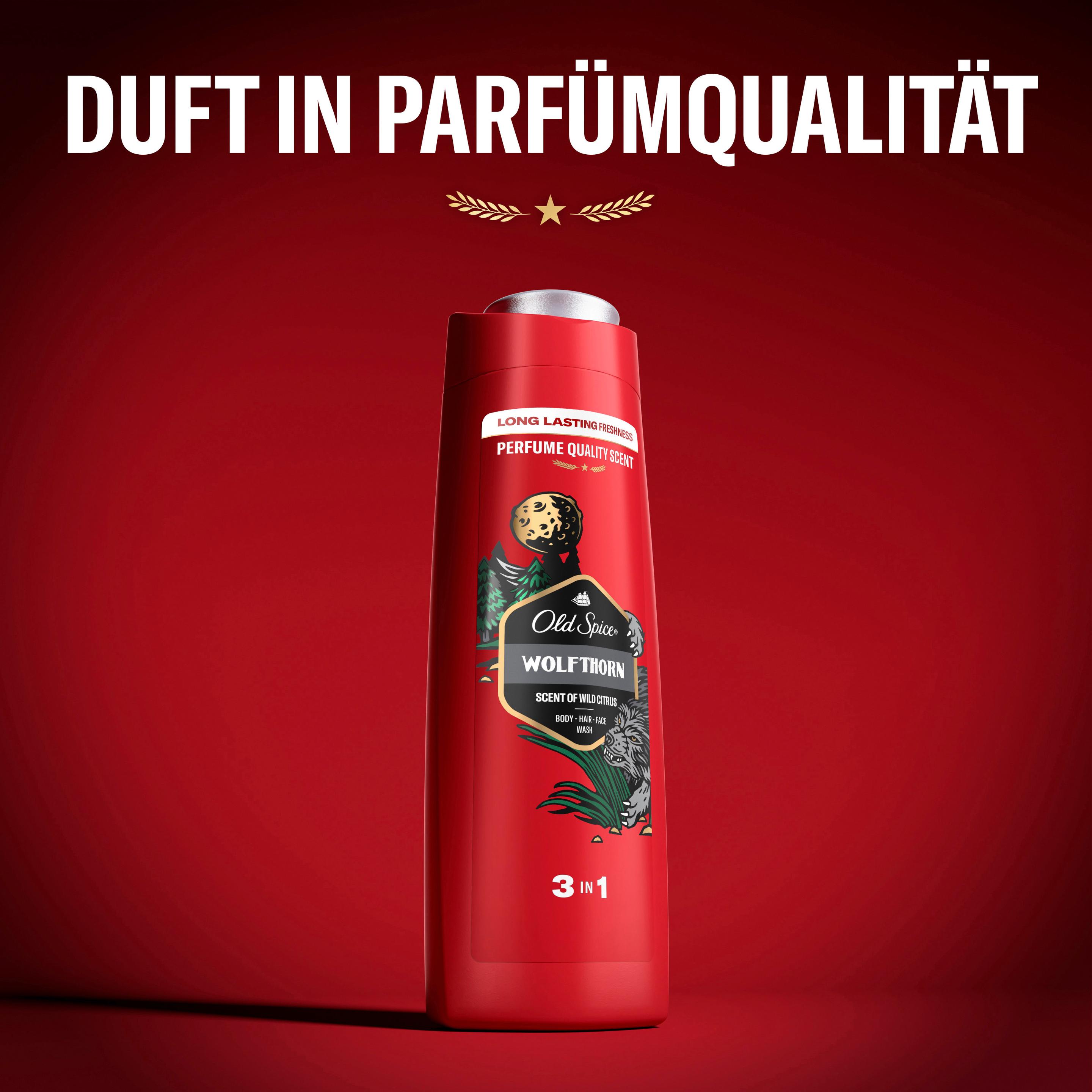 Produktbild Old Spice Wolfthorn Scent of wild citrus 3in1 Duschgel 8 von 11