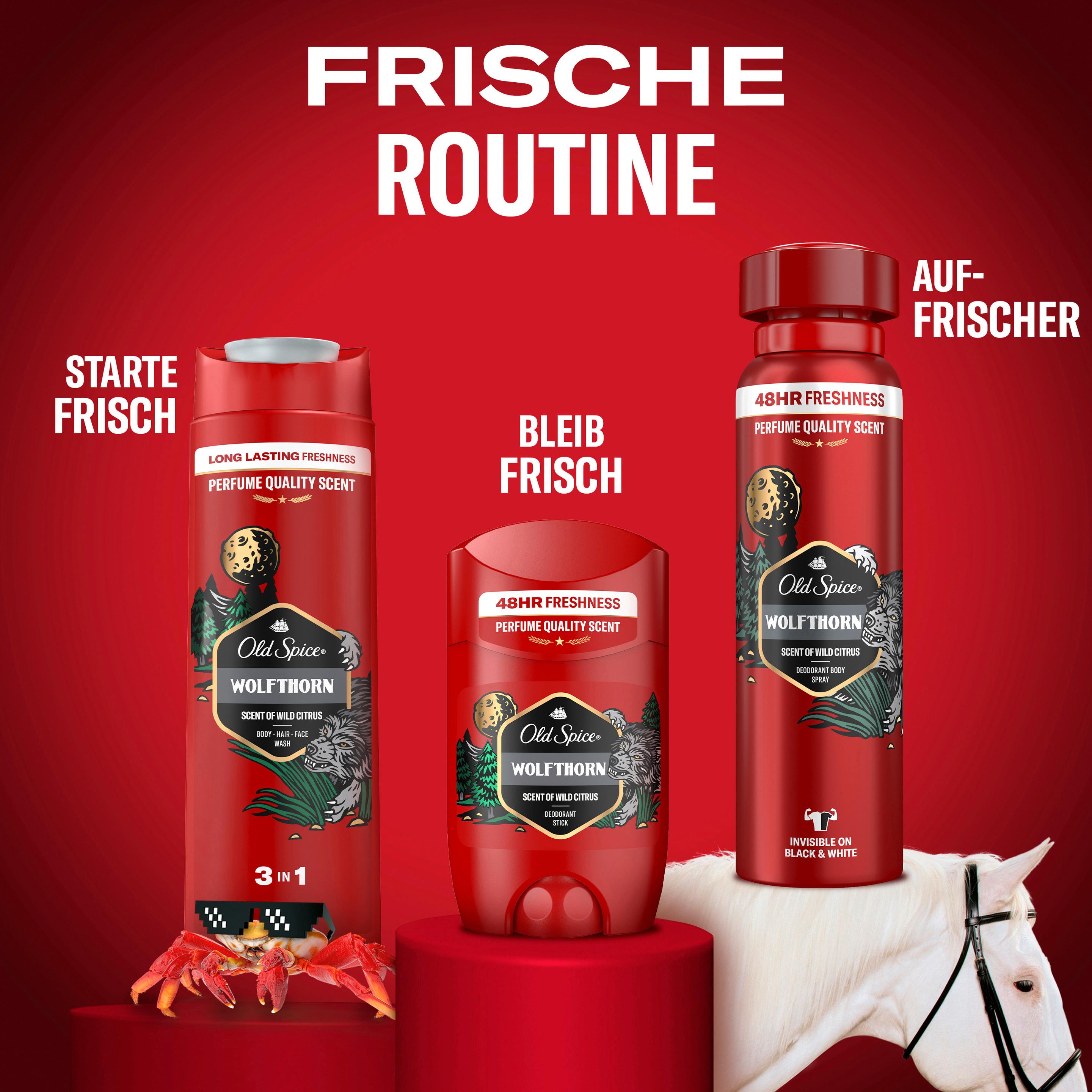 Produktbild Old Spice Wolfthorn Scent of wild citrus 3in1 Duschgel 11 von 11