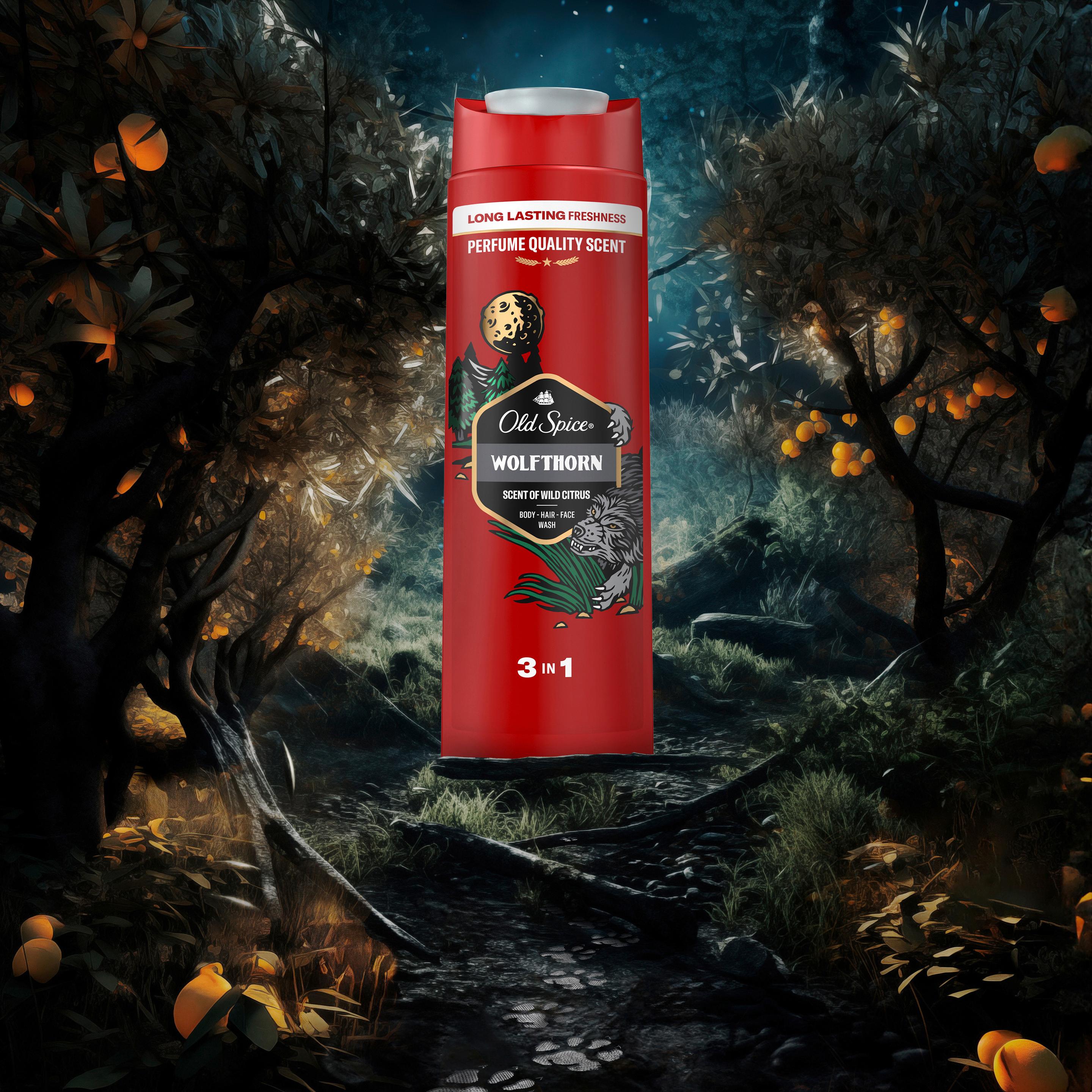 Produktbild Old Spice Wolfthorn Scent of wild citrus 3in1 Duschgel 3 von 11