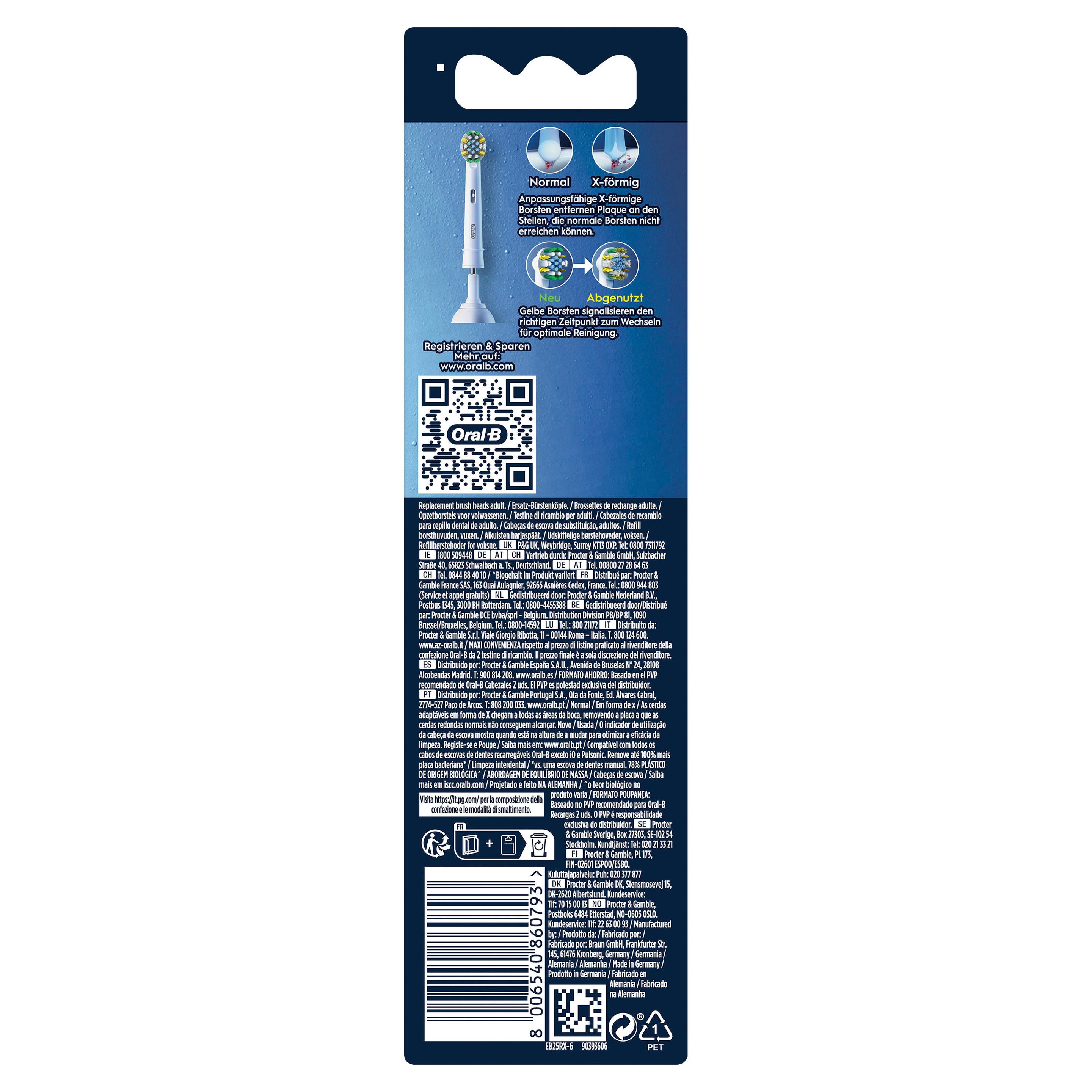 Produktbild Oral-B Aufsteckbürsten Pro Tiefenreinigung 3 von 11