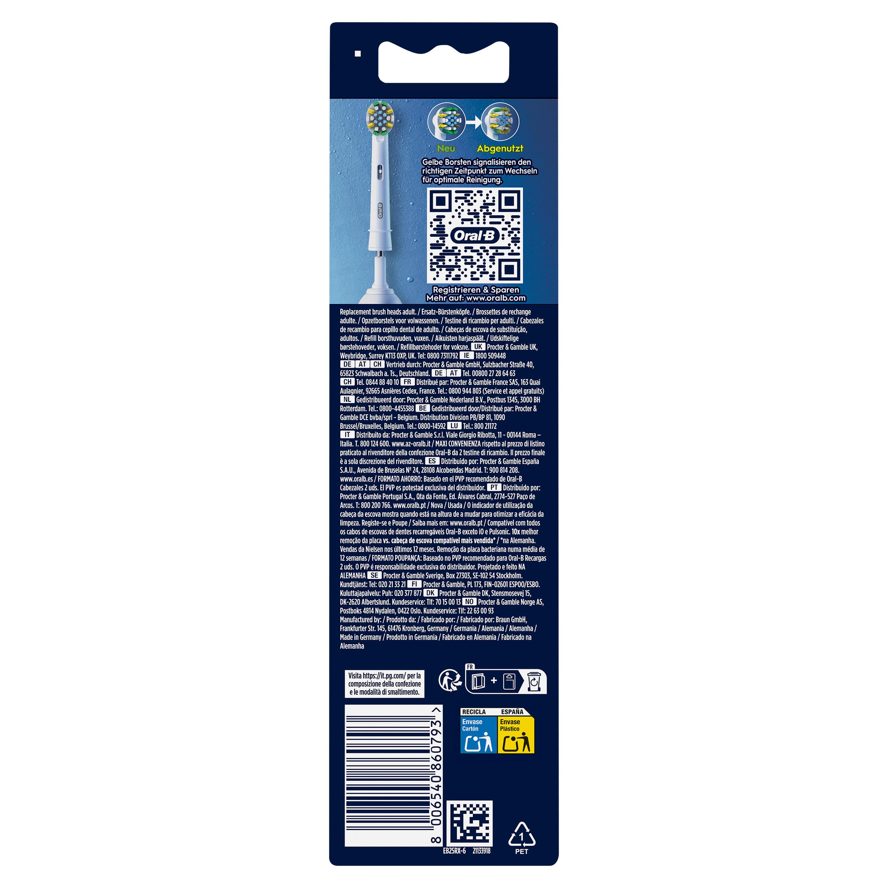 Produktbild Oral-B Aufsteckbürsten Pro Tiefenreinigung 2 von 11