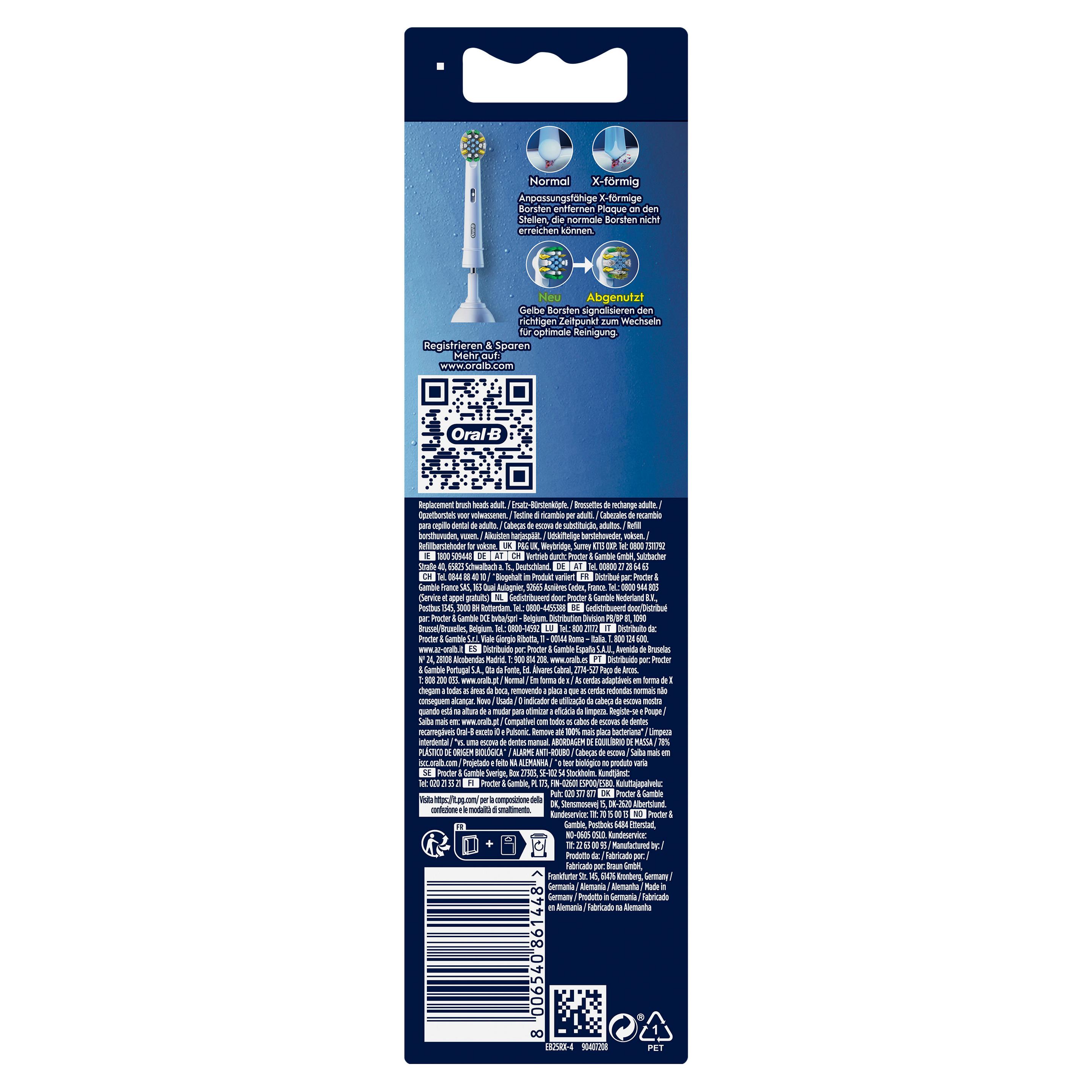 Produktbild Oral-B Aufsteckbürsten Pro Tiefenreinigung 3 von 15