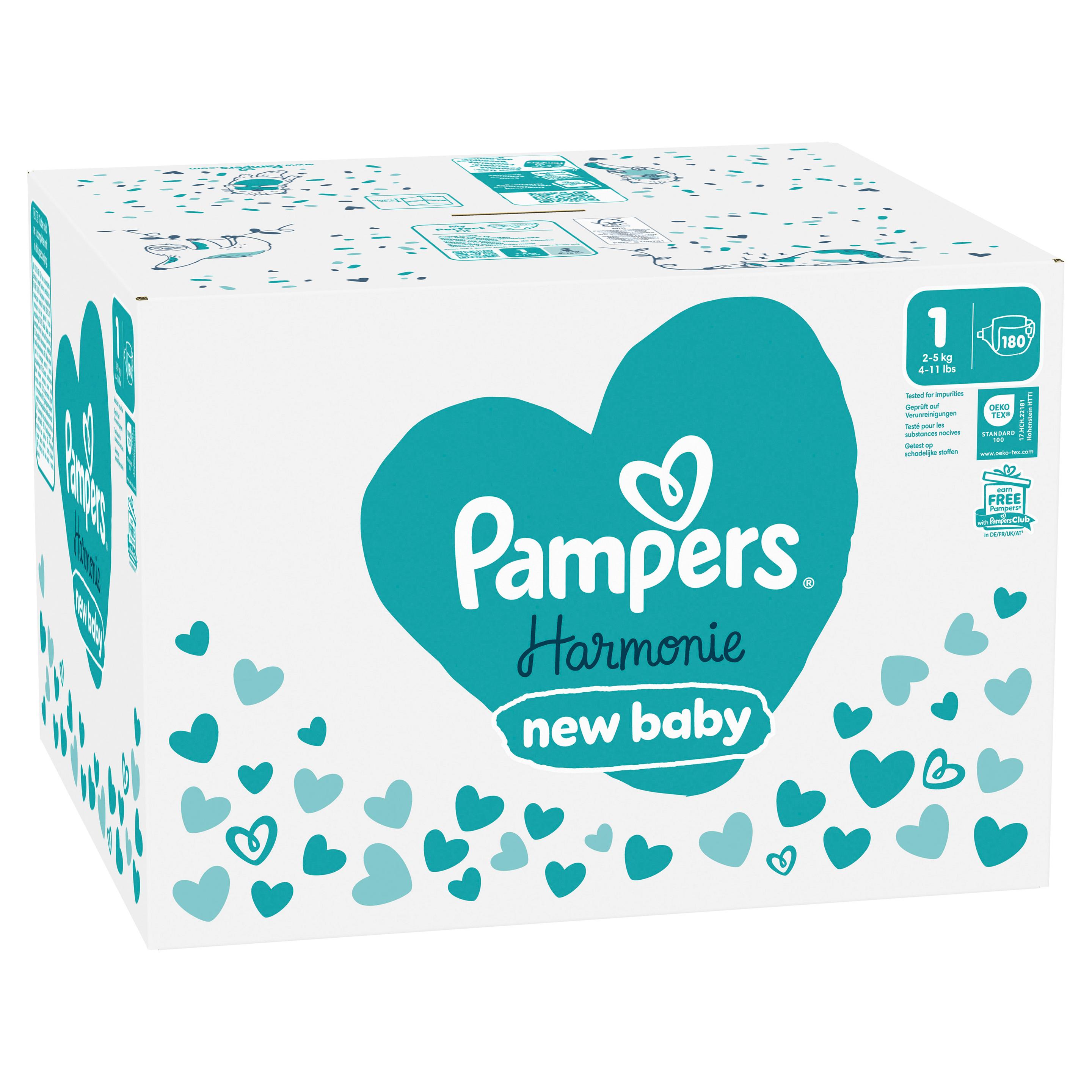 Produktbild Pampers Harmonie Windeln Gr.1 2-5kg Monatspackung 17 von 23