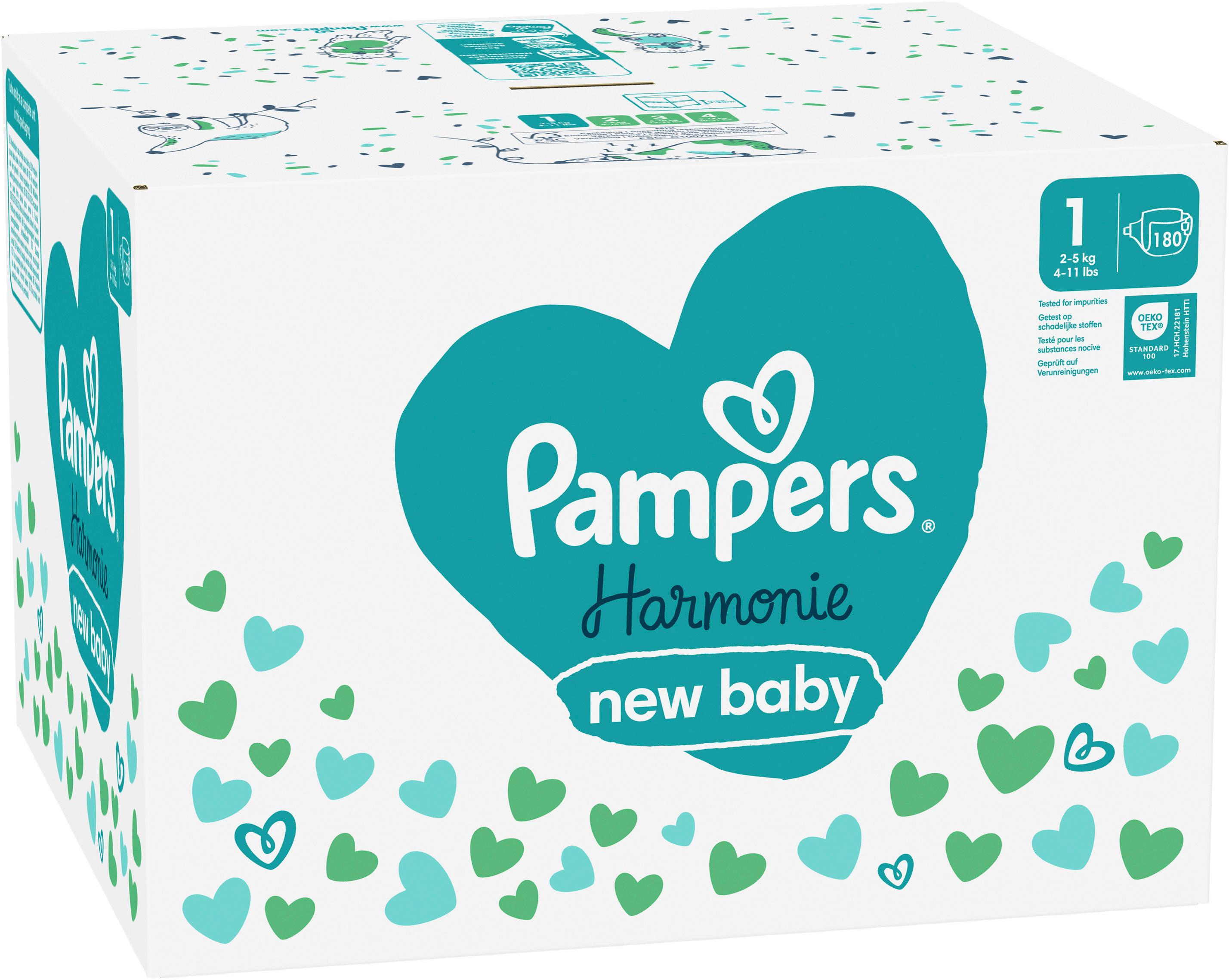 Produktbild Pampers Harmonie Windeln Gr.1 2-5kg Monatspackung 23 von 23