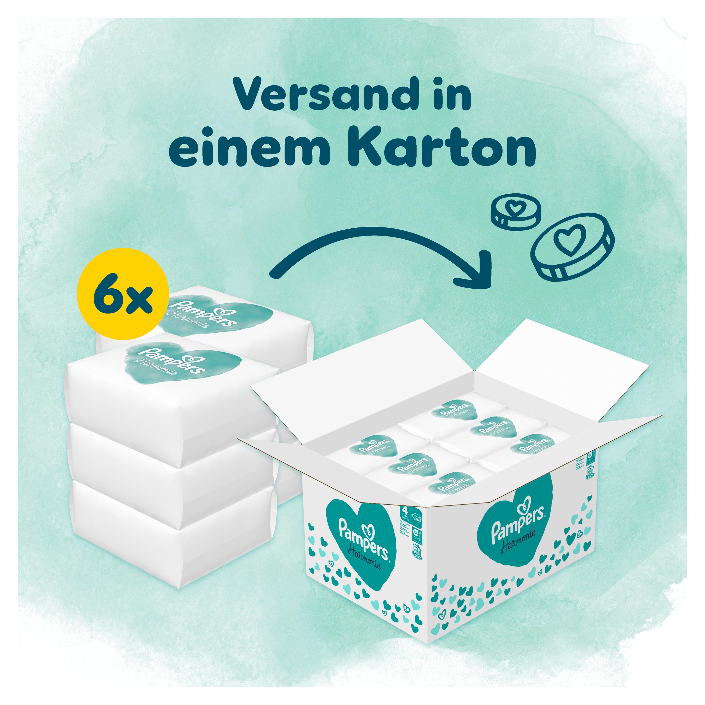 Produktbild Pampers Harmonie Windeln Gr.4 9-14kg Monatsbox 20 von 24