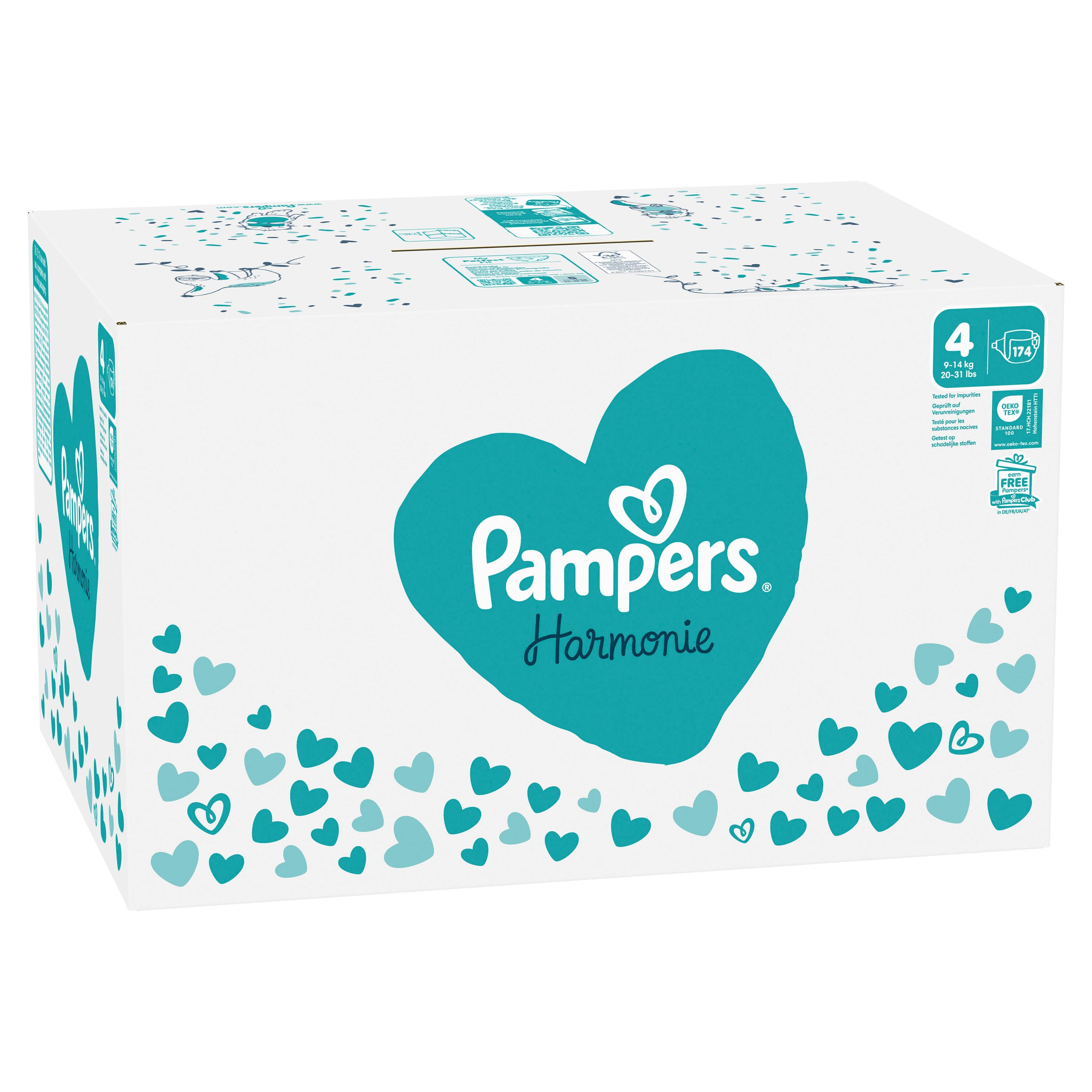 Produktbild Pampers Harmonie Windeln Gr.4 9-14kg Monatsbox 6 von 24