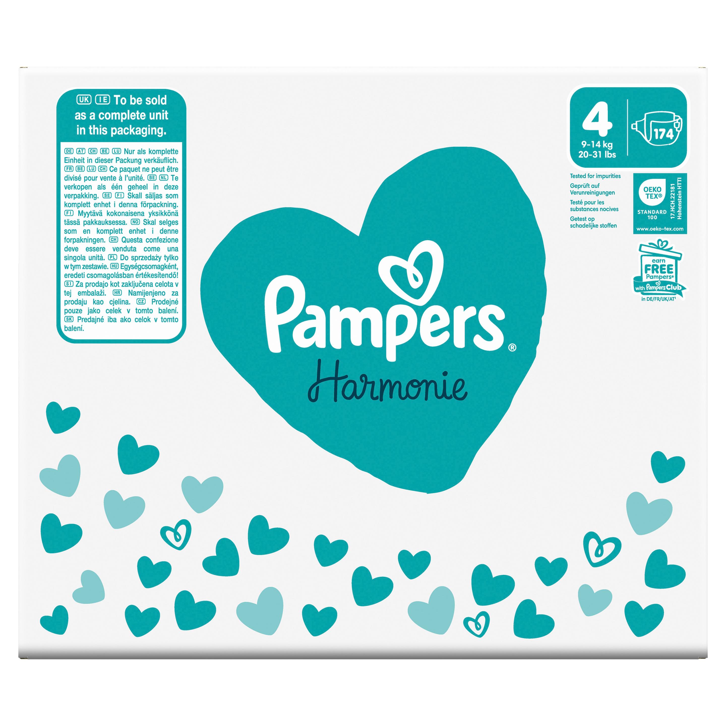 Produktbild Pampers Harmonie Windeln Gr.4 9-14kg Monatsbox 7 von 24