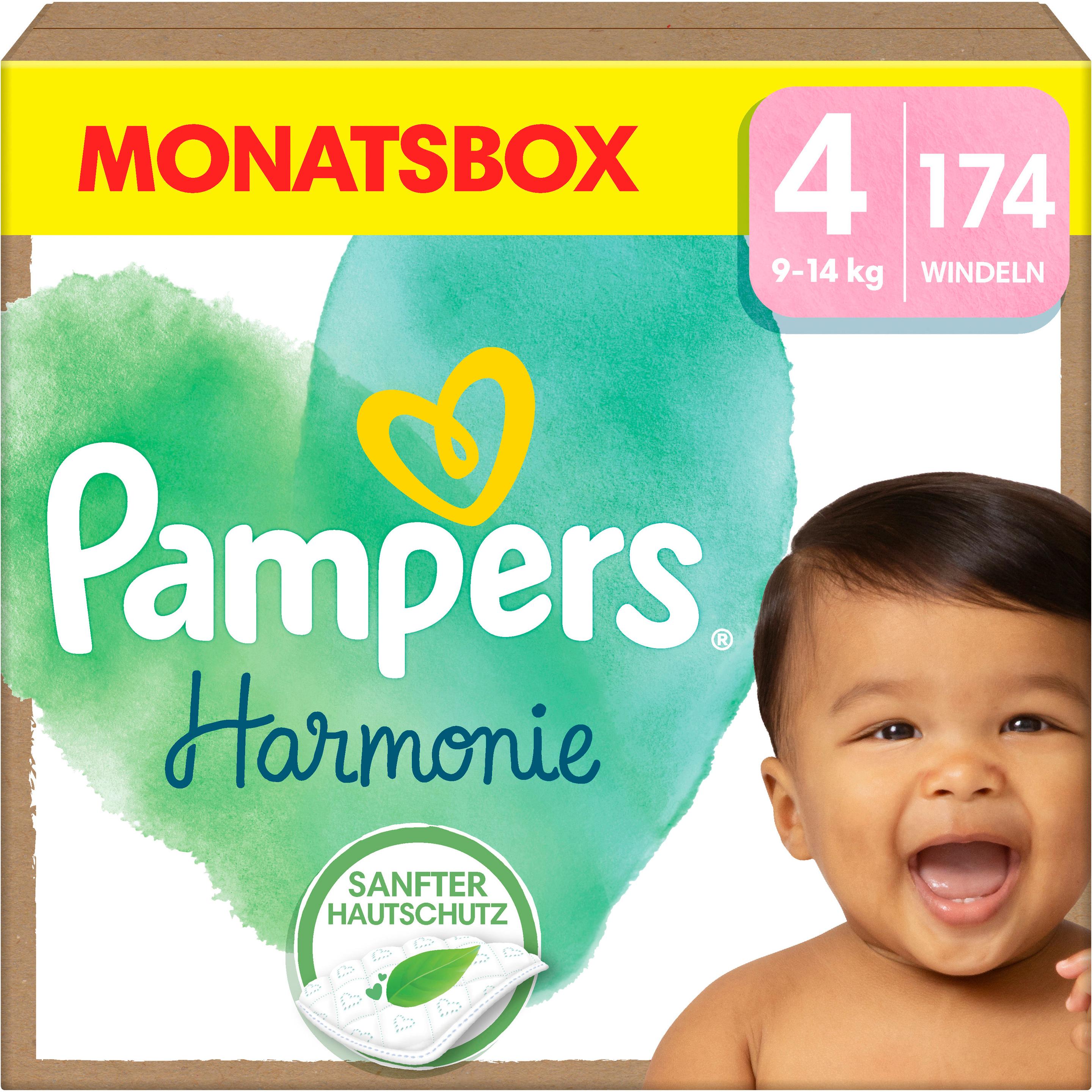 Produktbild Pampers Harmonie Windeln Gr.4 9-14kg Monatsbox 14 von 24