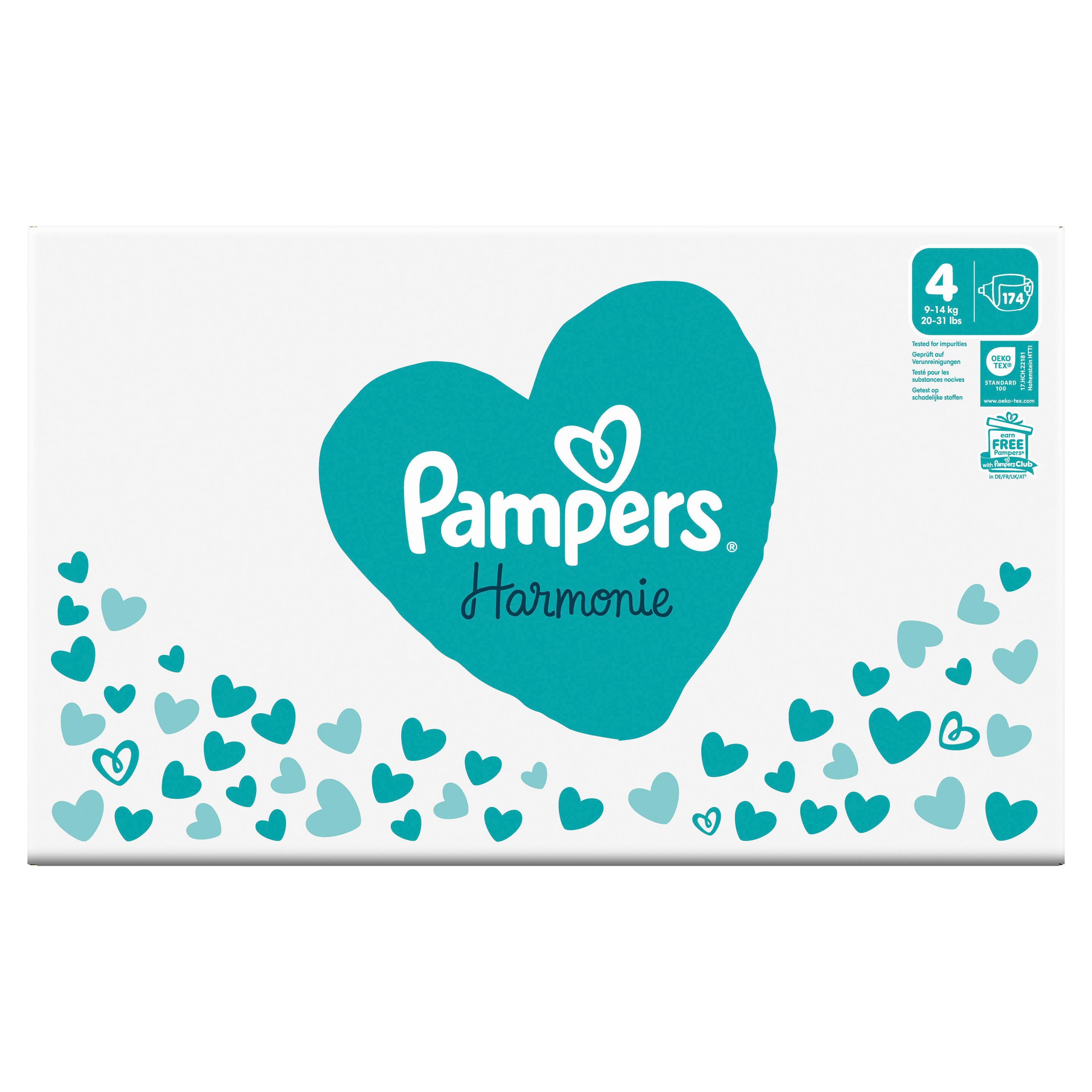 Produktbild Pampers Harmonie Windeln Gr.4 9-14kg Monatsbox 2 von 24