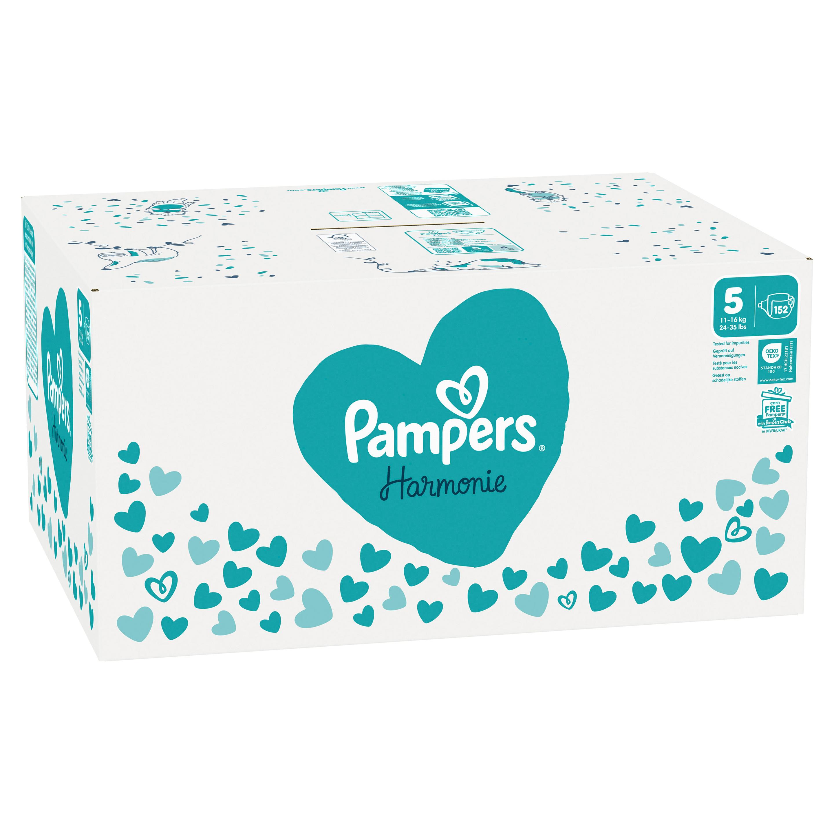 Produktbild Pampers Harmonie Windeln Gr.5 11-16kg Monatsbox 10 von 24