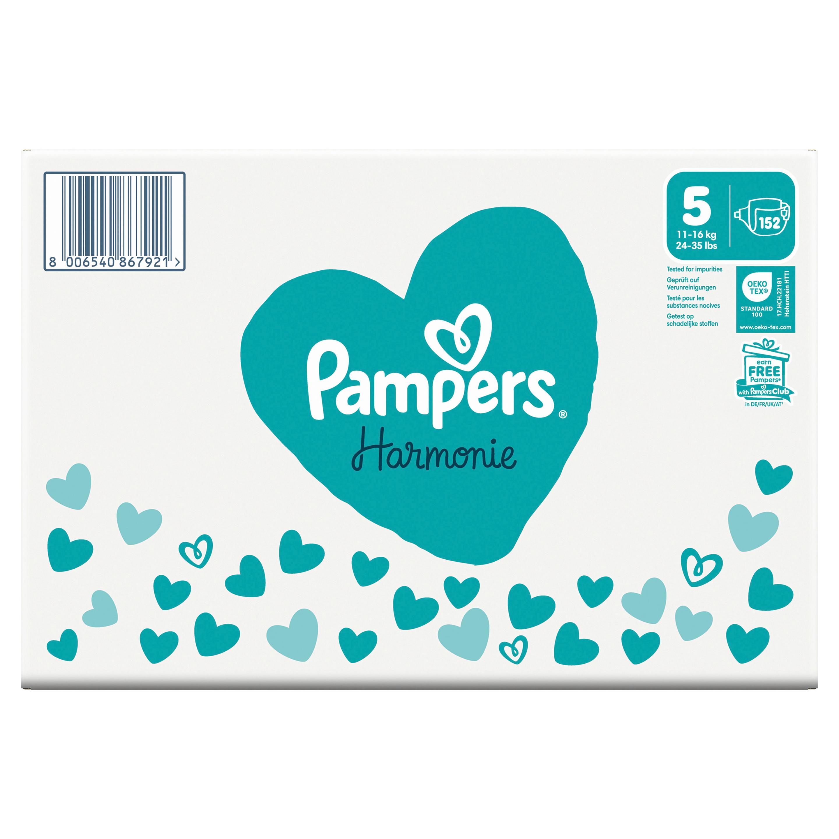 Produktbild Pampers Harmonie Windeln Gr.5 11-16kg Monatsbox 23 von 24