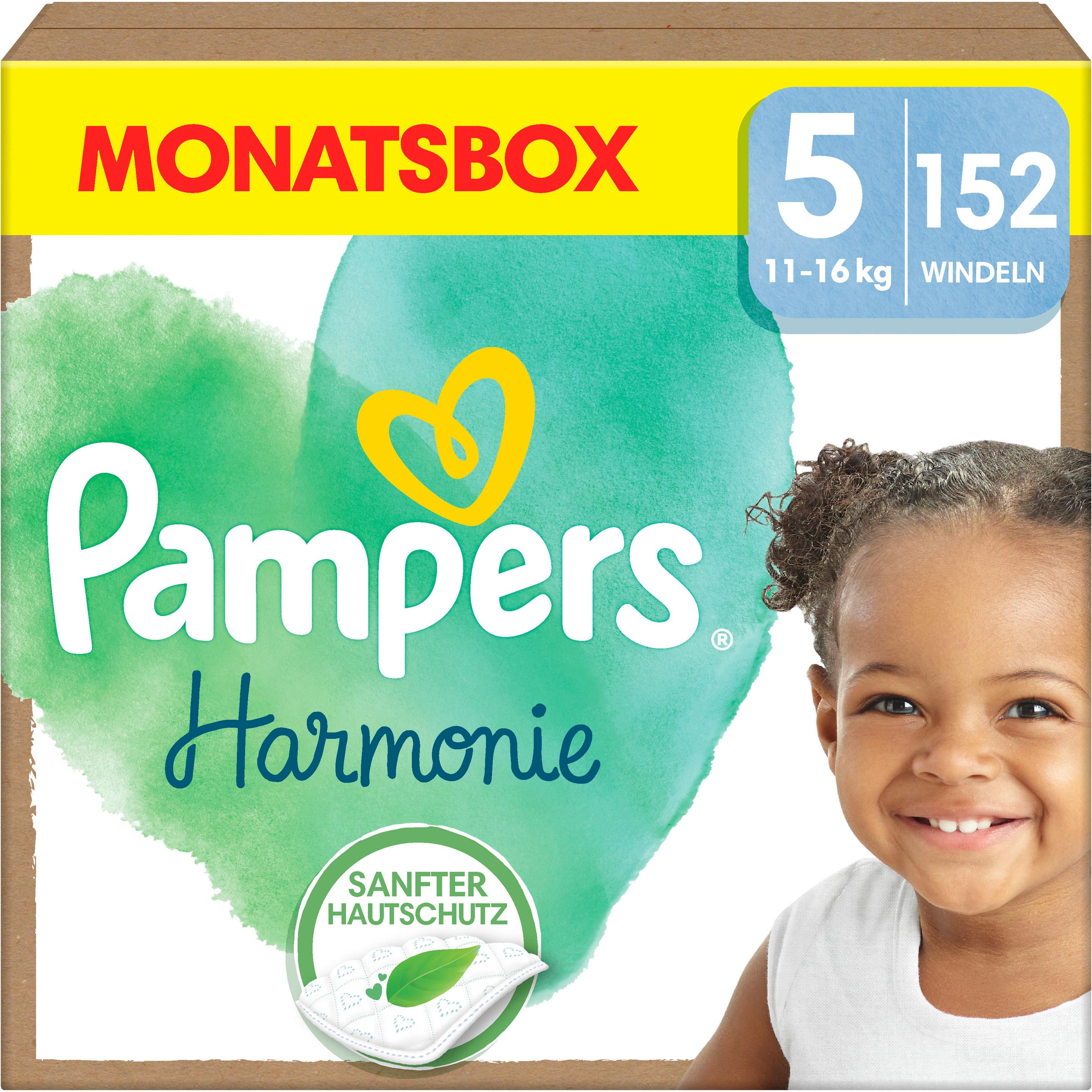 Produktbild Pampers Harmonie Windeln Gr.5 11-16kg Monatsbox 12 von 24