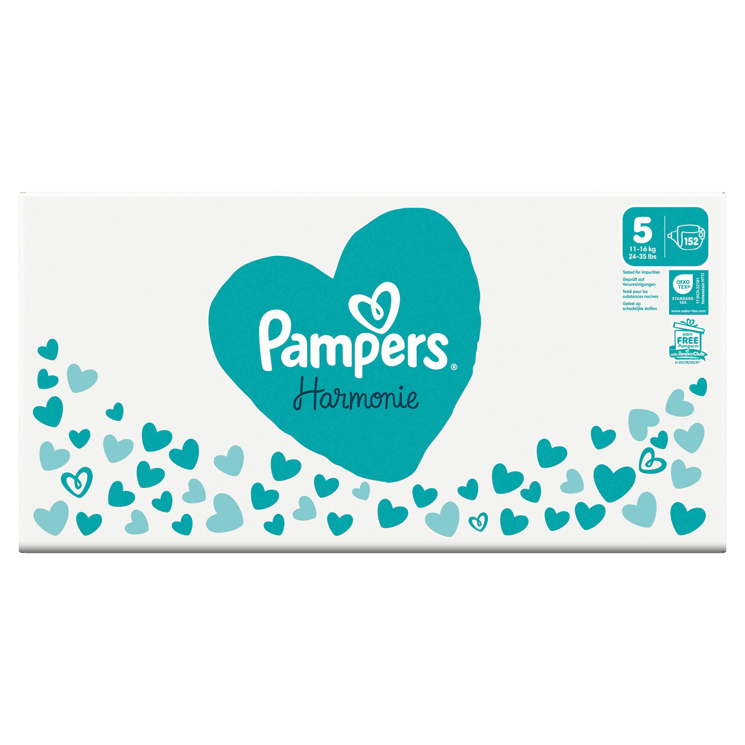 Produktbild Pampers Harmonie Windeln Gr.5 11-16kg Monatsbox 2 von 24