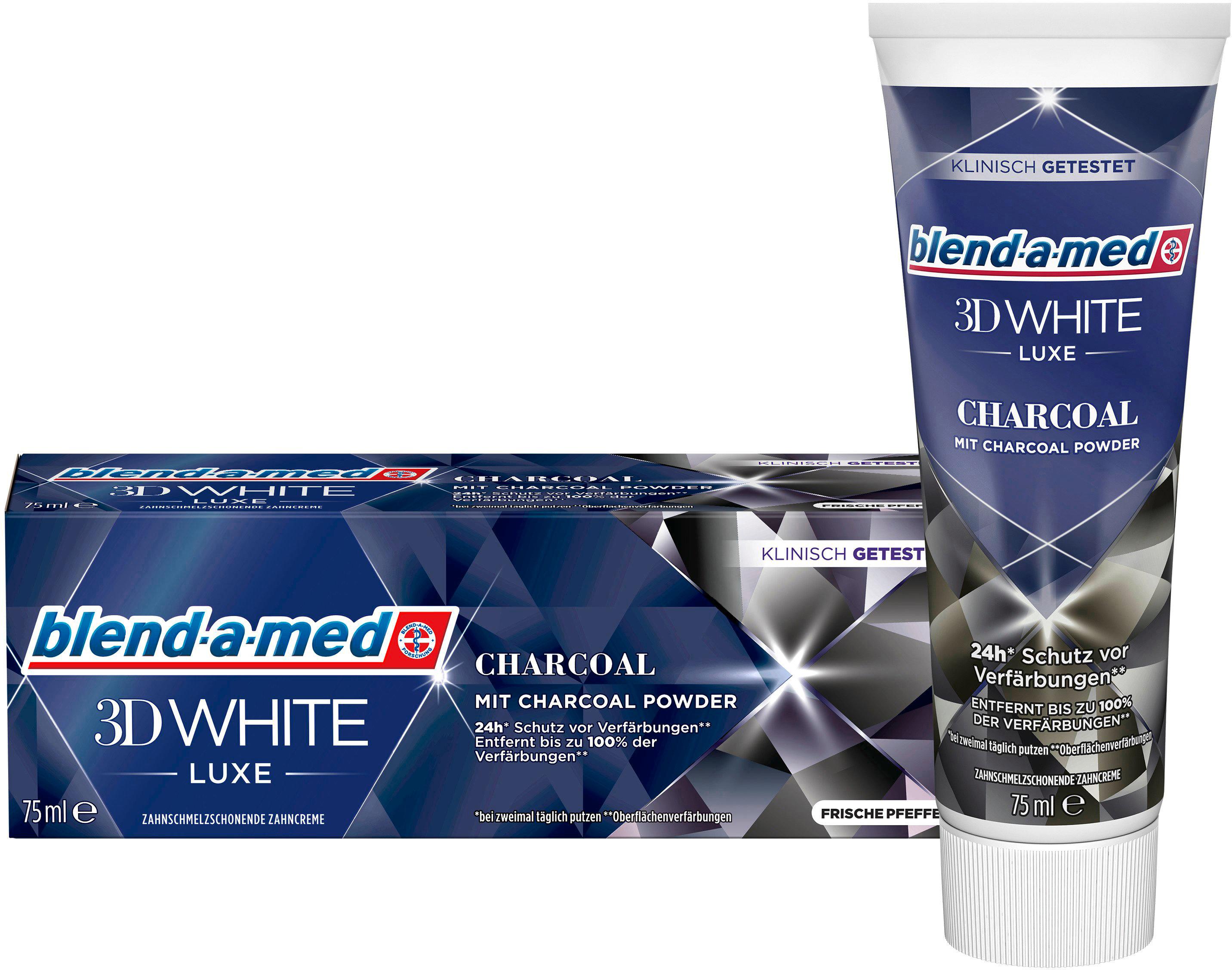 Blend-A-Med Zahnpasta 3D White Luxe Aktivkohle 75ml