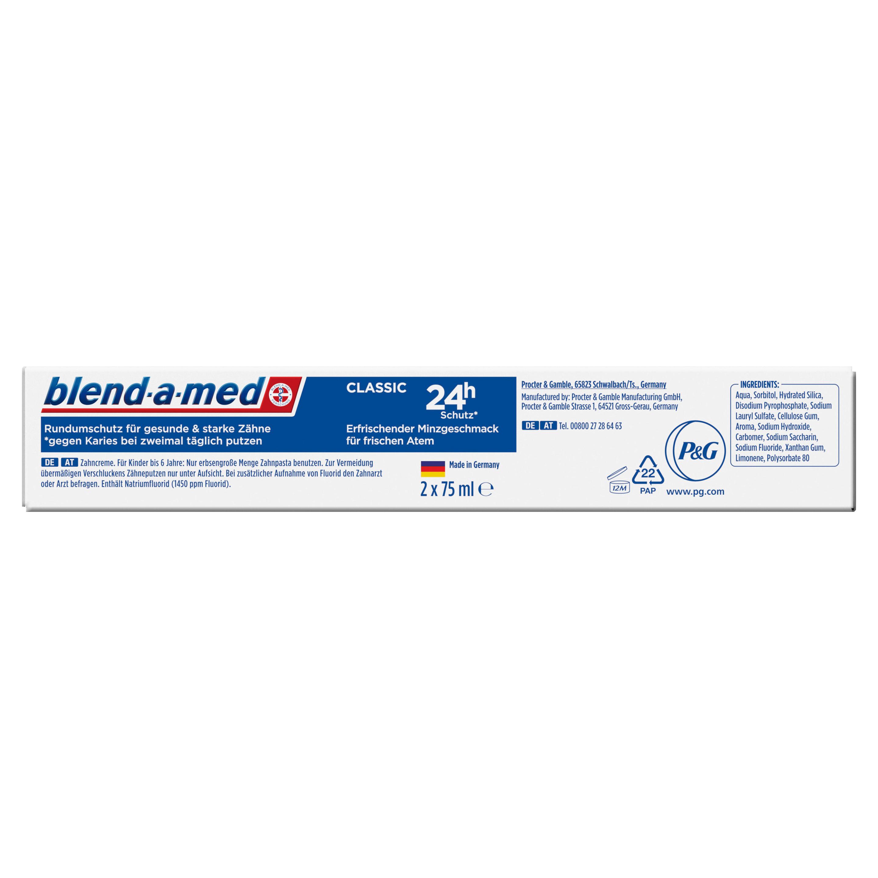 Produktbild Blend-A-Med Zahnpasta classic Duopack 2x75ml 6 von 6