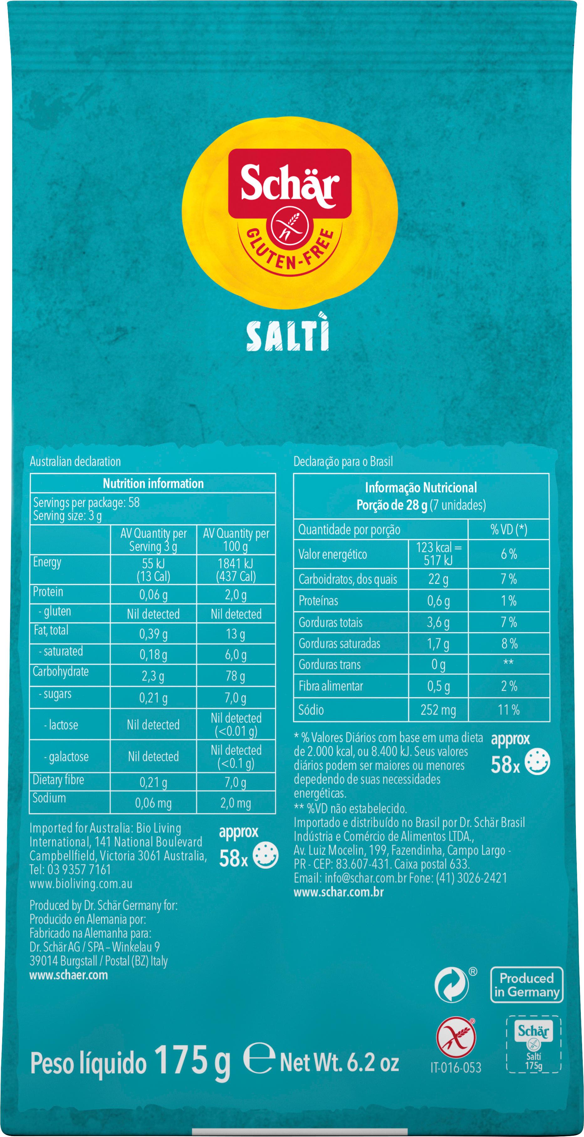 Produktbild Schär Saltí - glutenfrei 2 von 2
