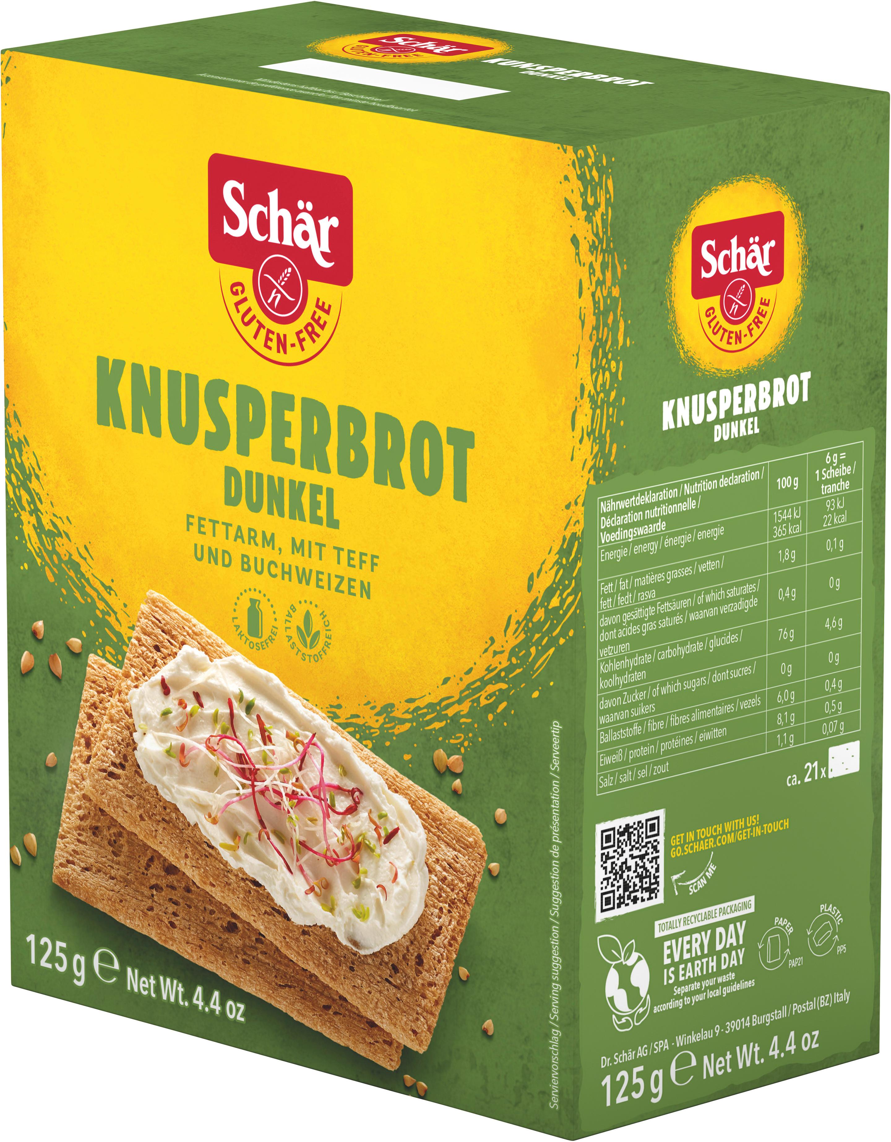 Produktbild Schär Knusperbrot Dunkel - glutenfrei 2 von 2