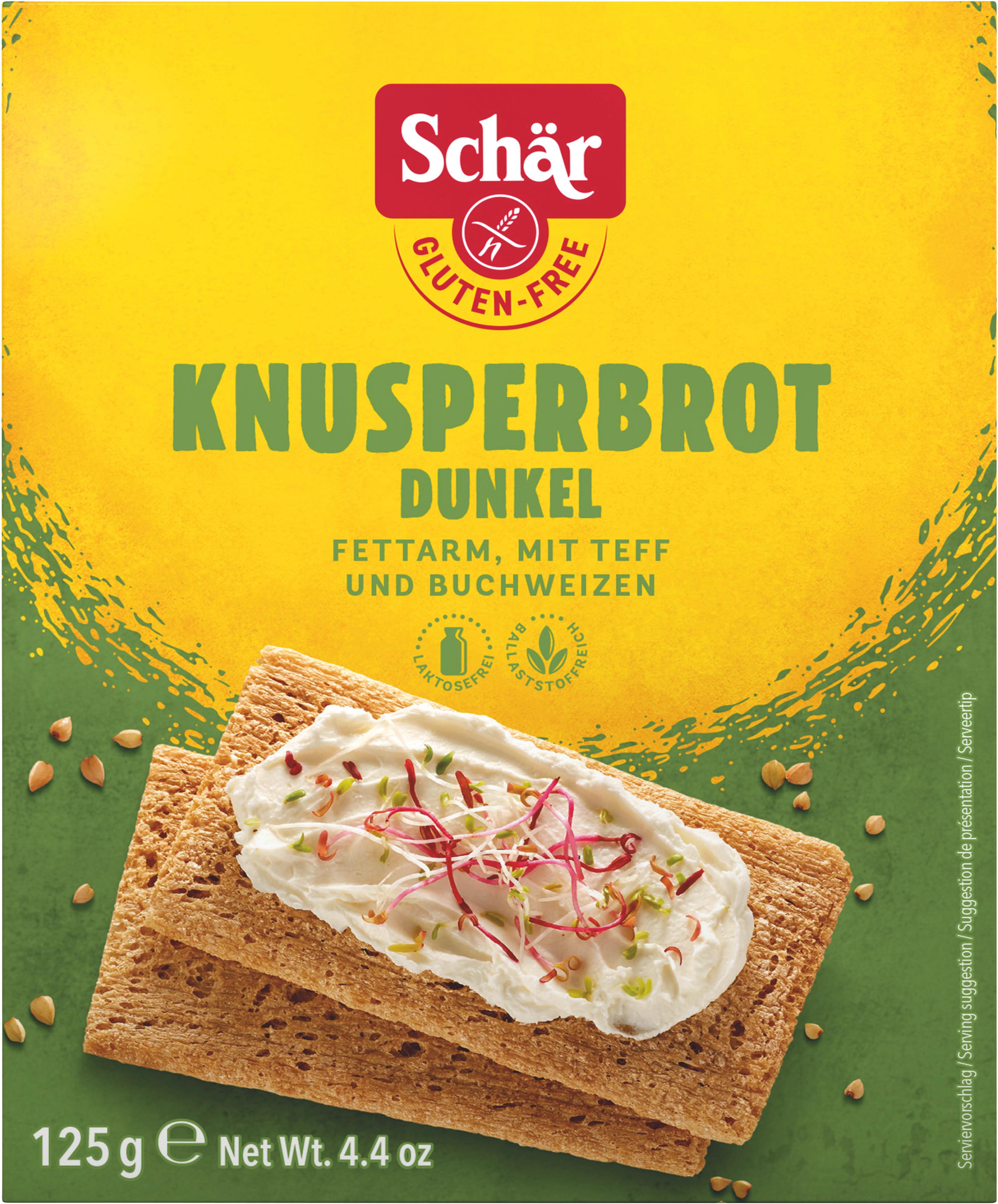 Schär Knusperbrot Dunkel - glutenfrei