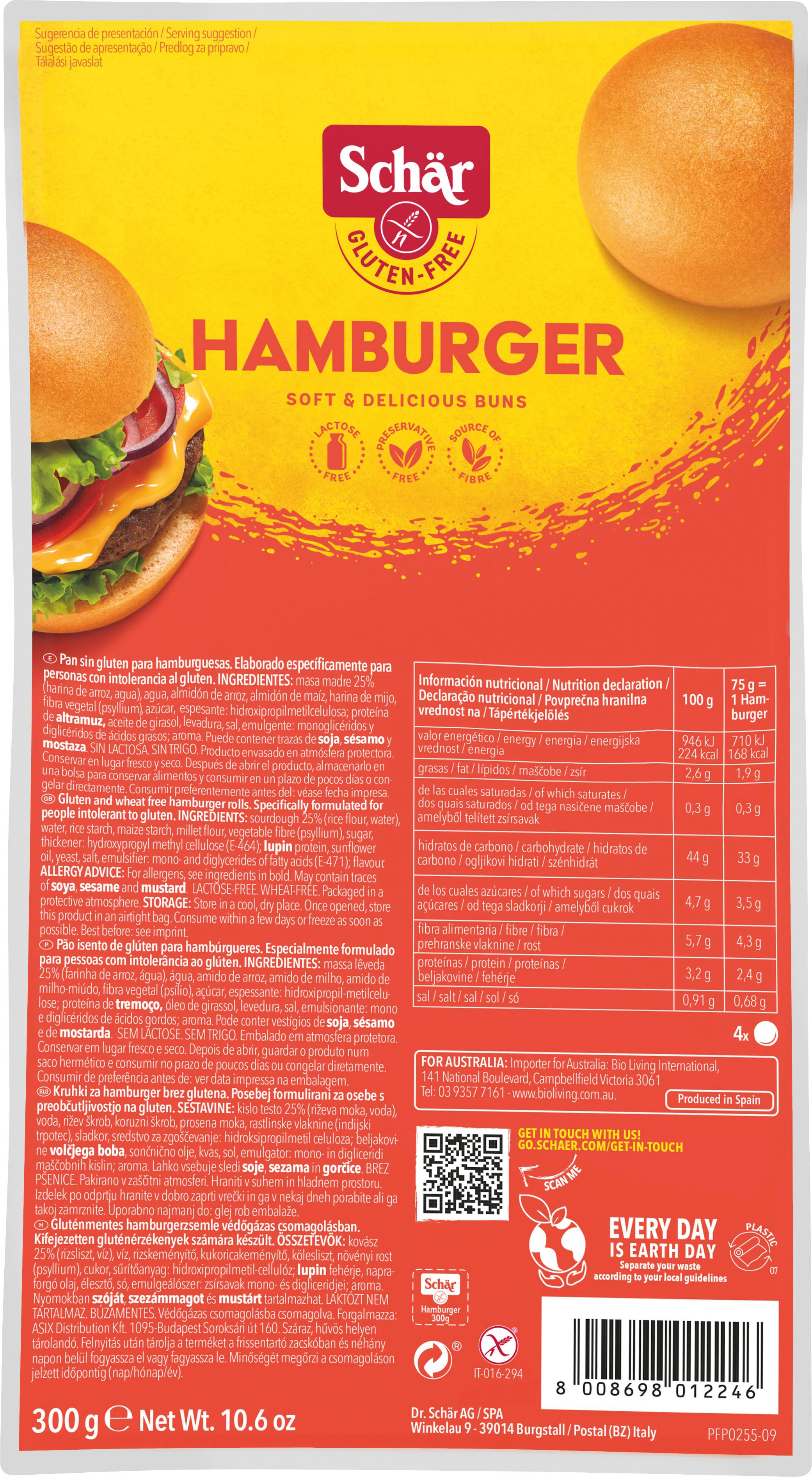 Schär Hamburgerbrötchen