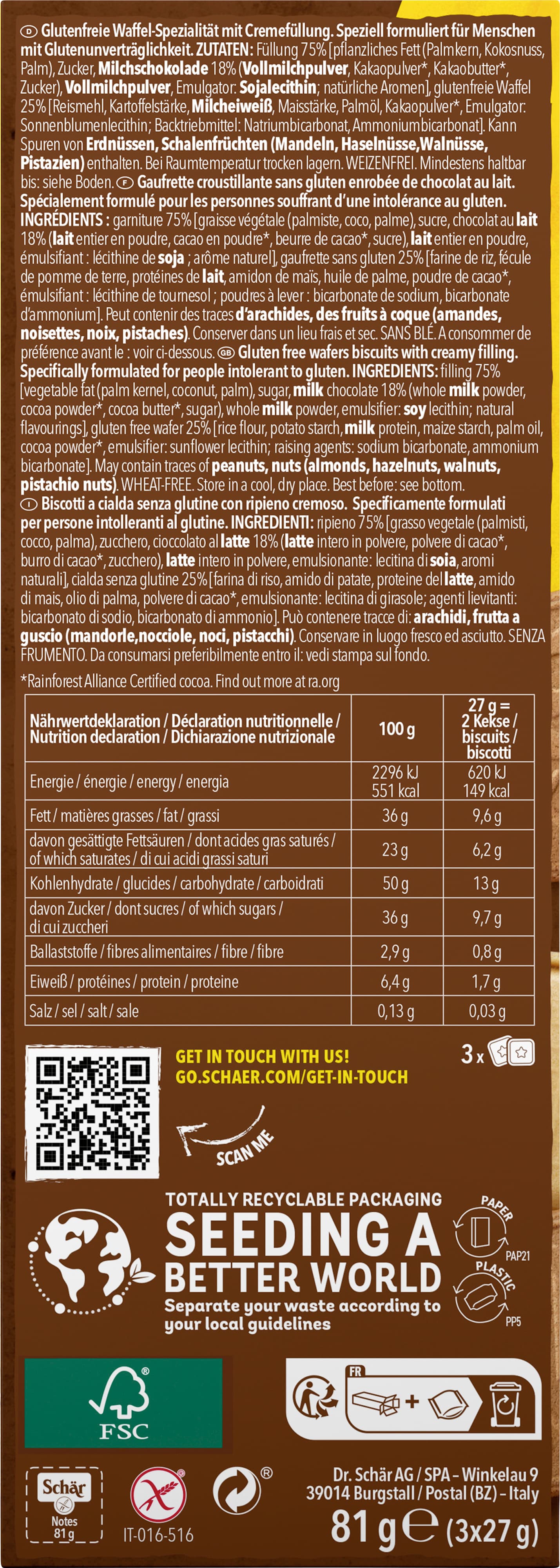 Produktbild Schär Kekse Notes 2 von 2