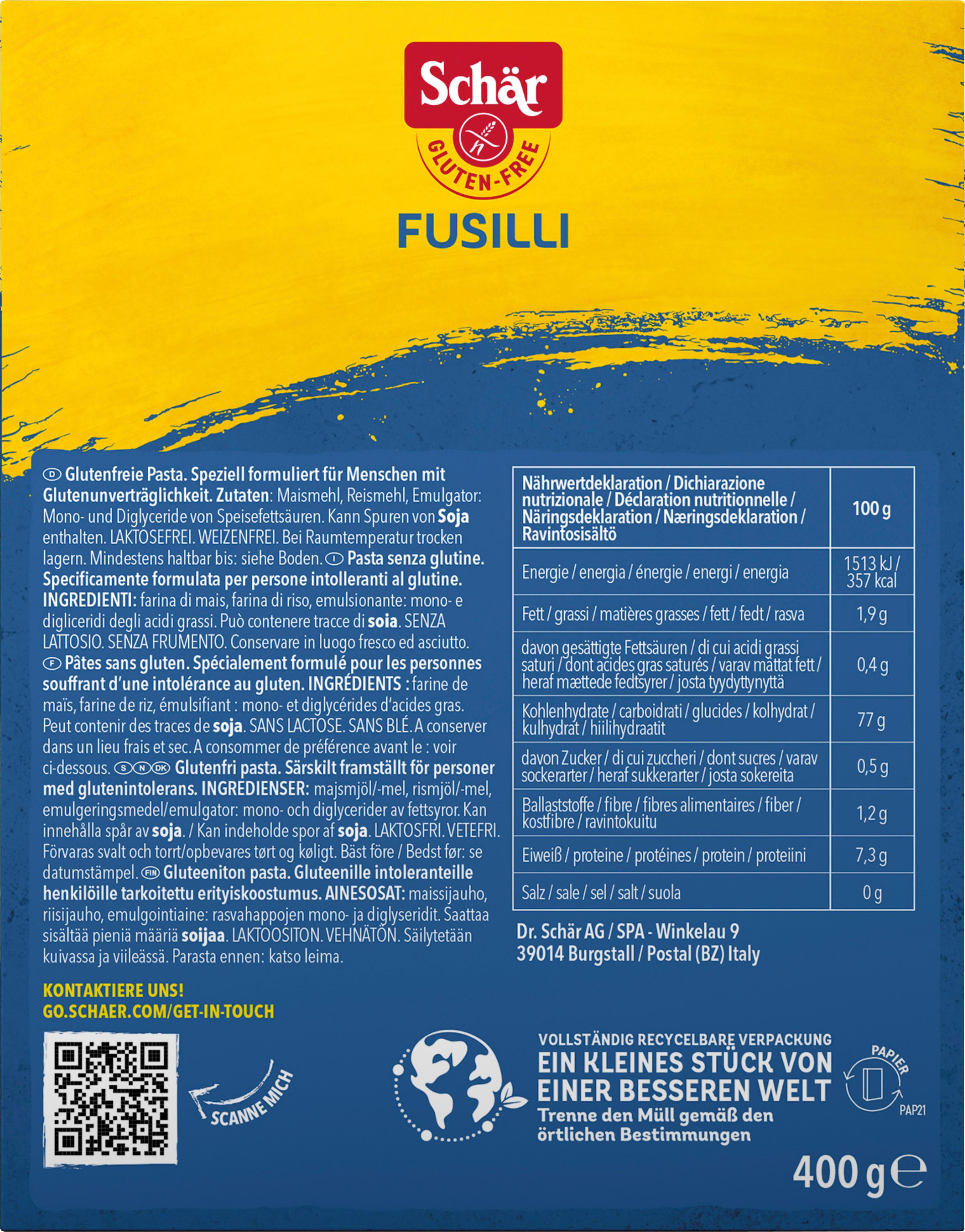 Produktbild Schär Fusilli 2 von 2