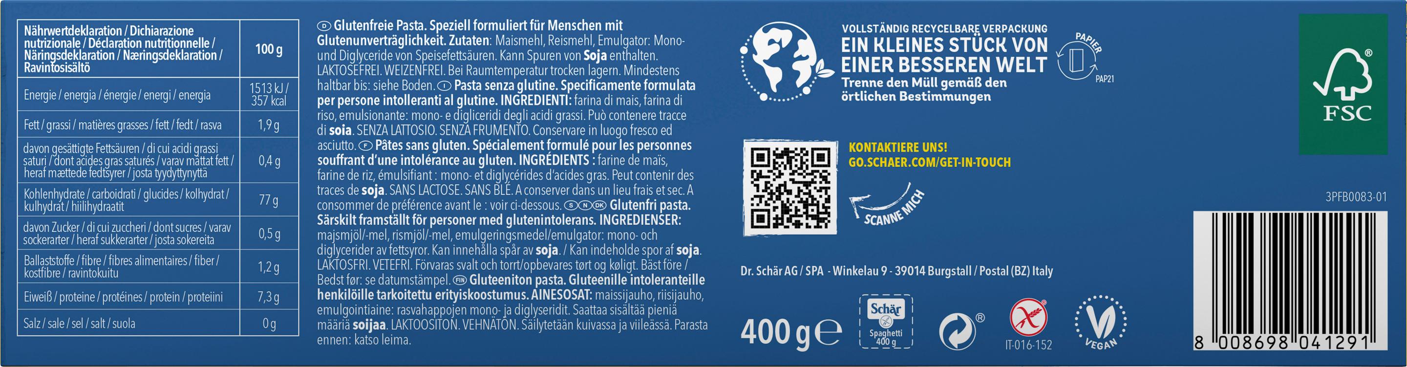 Produktbild Schär Spaghetti 2 von 2