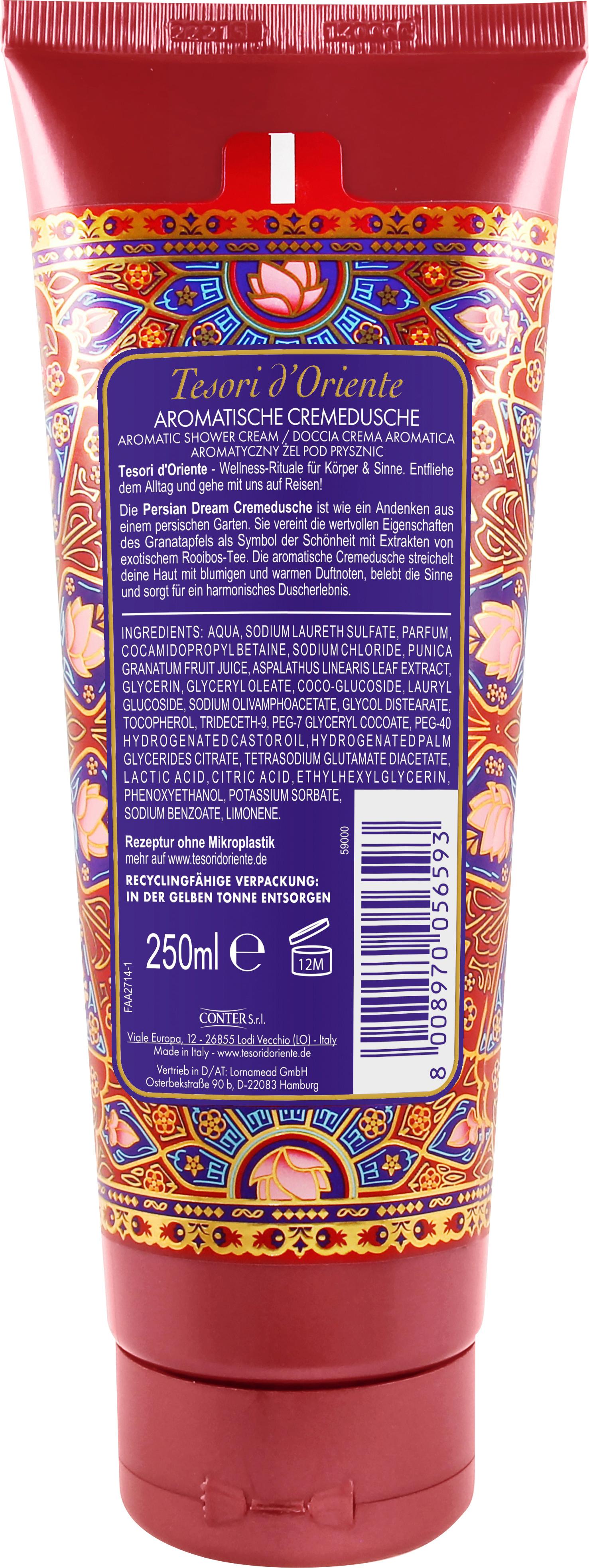 Produktbild Tesori d'Oriente Duschgel Persian Dream 2 von 5
