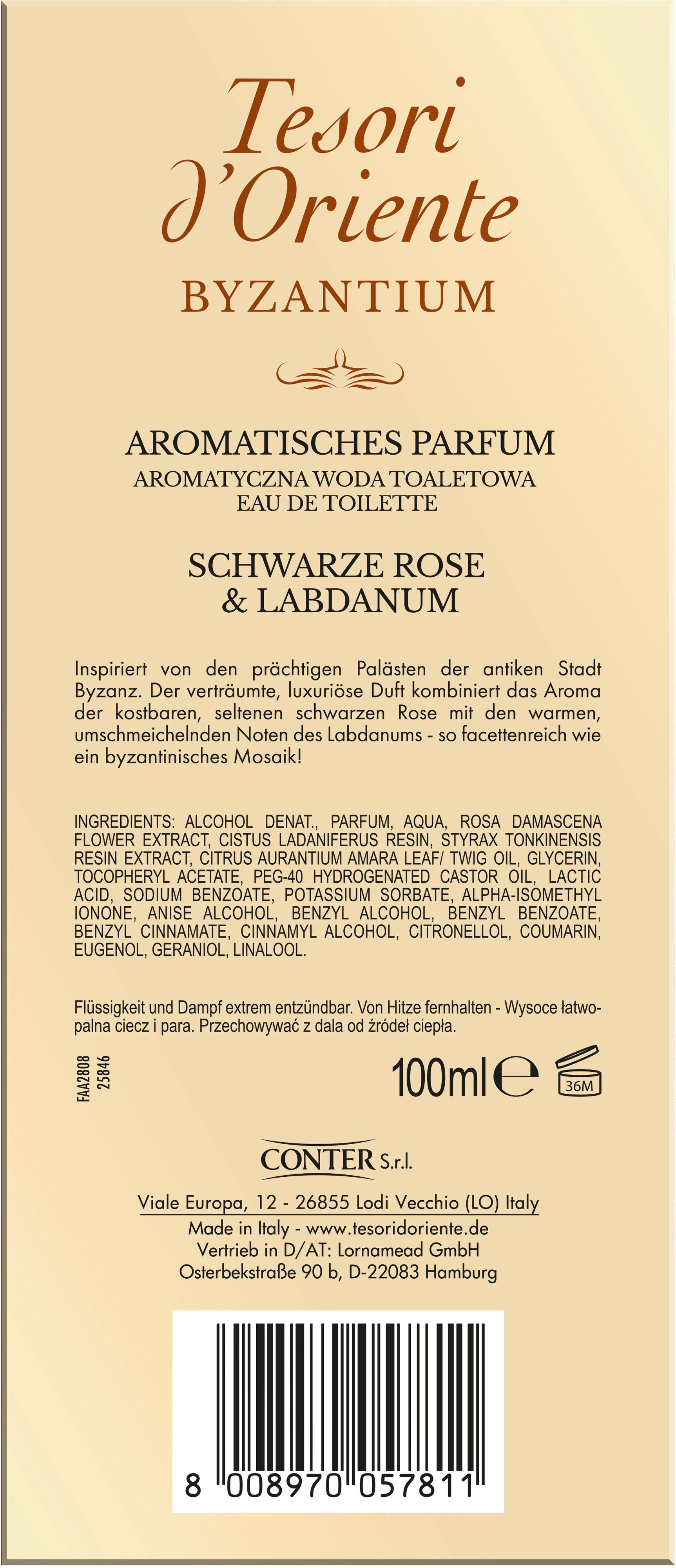 Produktbild Tesori d’Oriente Byzantium Eau de Toilette 2 von 10