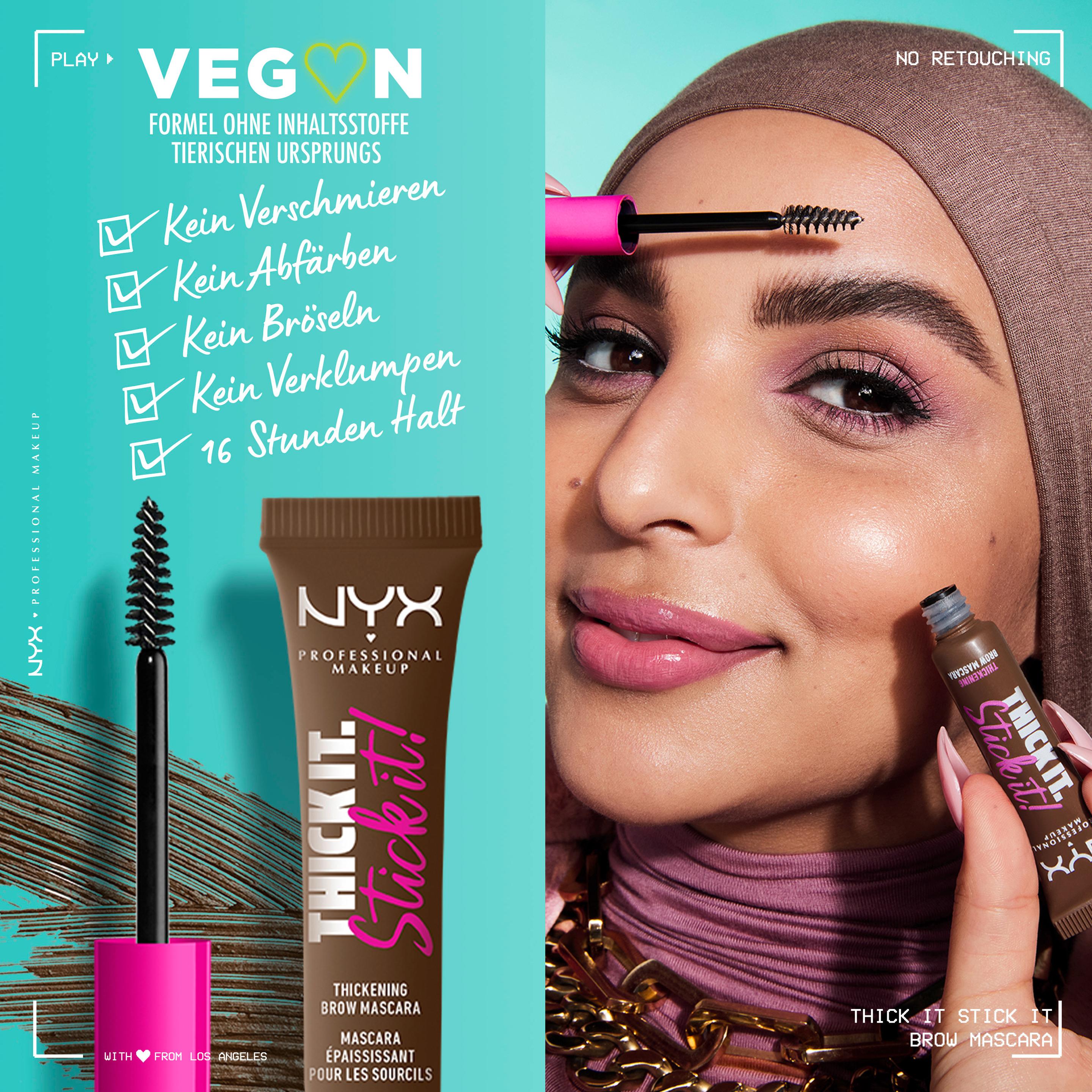 Produktbild NYX PROFESSIONAL MAKEUP Brow Mascara Thick it Stick it! 4 von 13