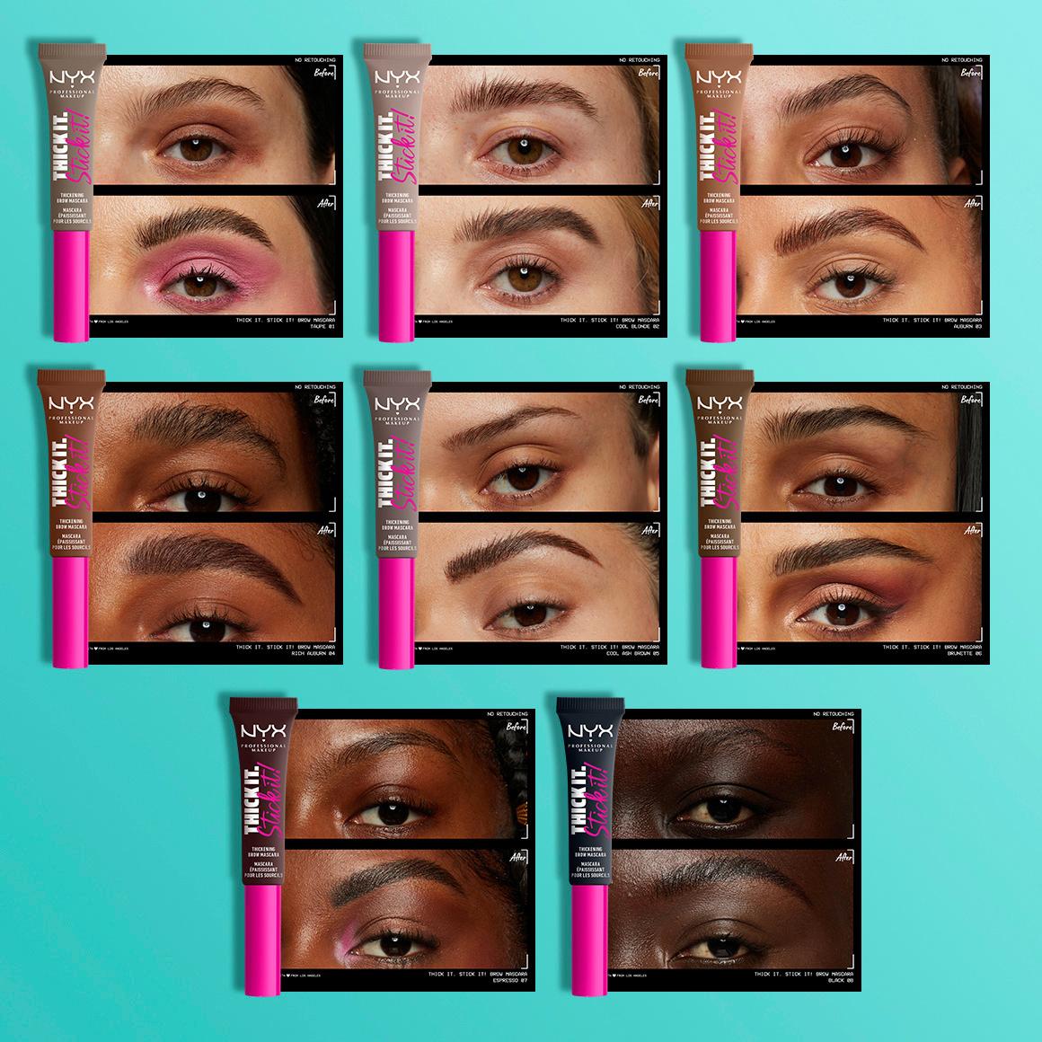 Produktbild NYX PROFESSIONAL MAKEUP Brow Mascara Thick it Stick it! 12 von 13