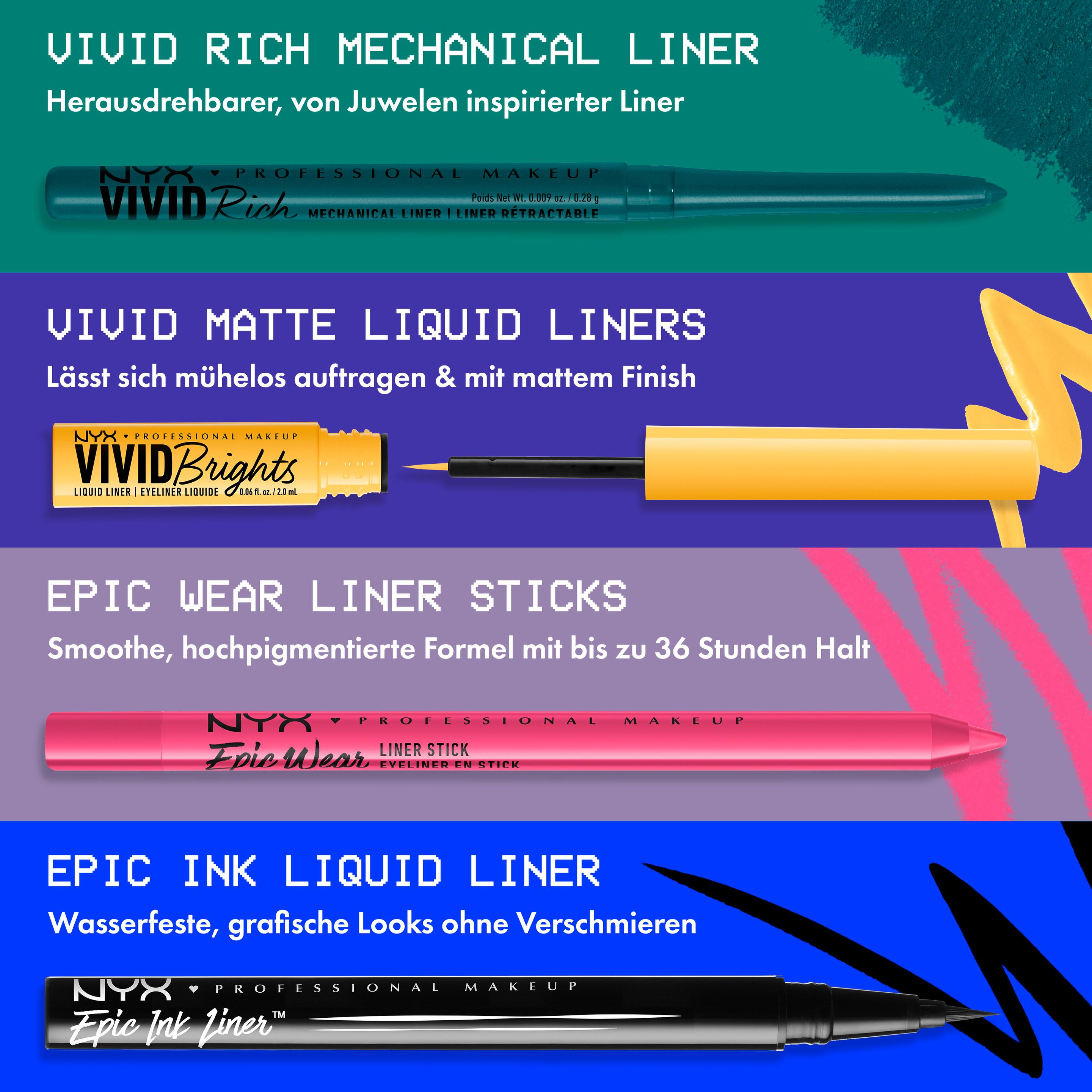 Produktbild NYX PROFFESSIONAL MAKEUP Vivid Brights Liquid Eyeliner 7 von 12
