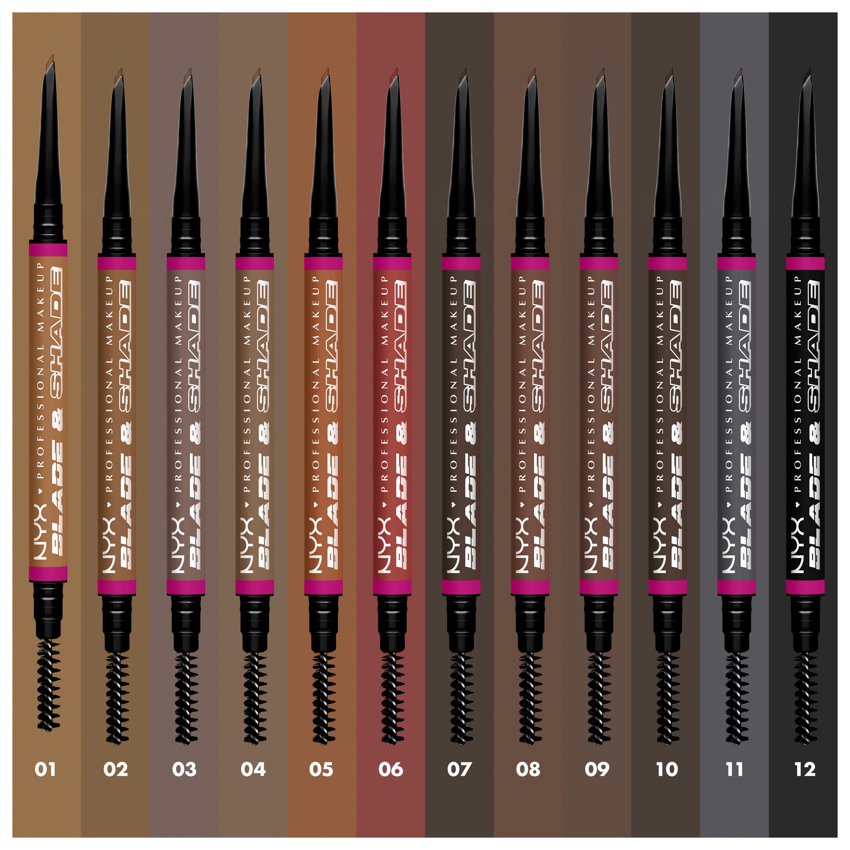 Produktbild NYX PROFESSIONAL Make up Blade & Shade Nano Augenbrauenstift 11 von 12