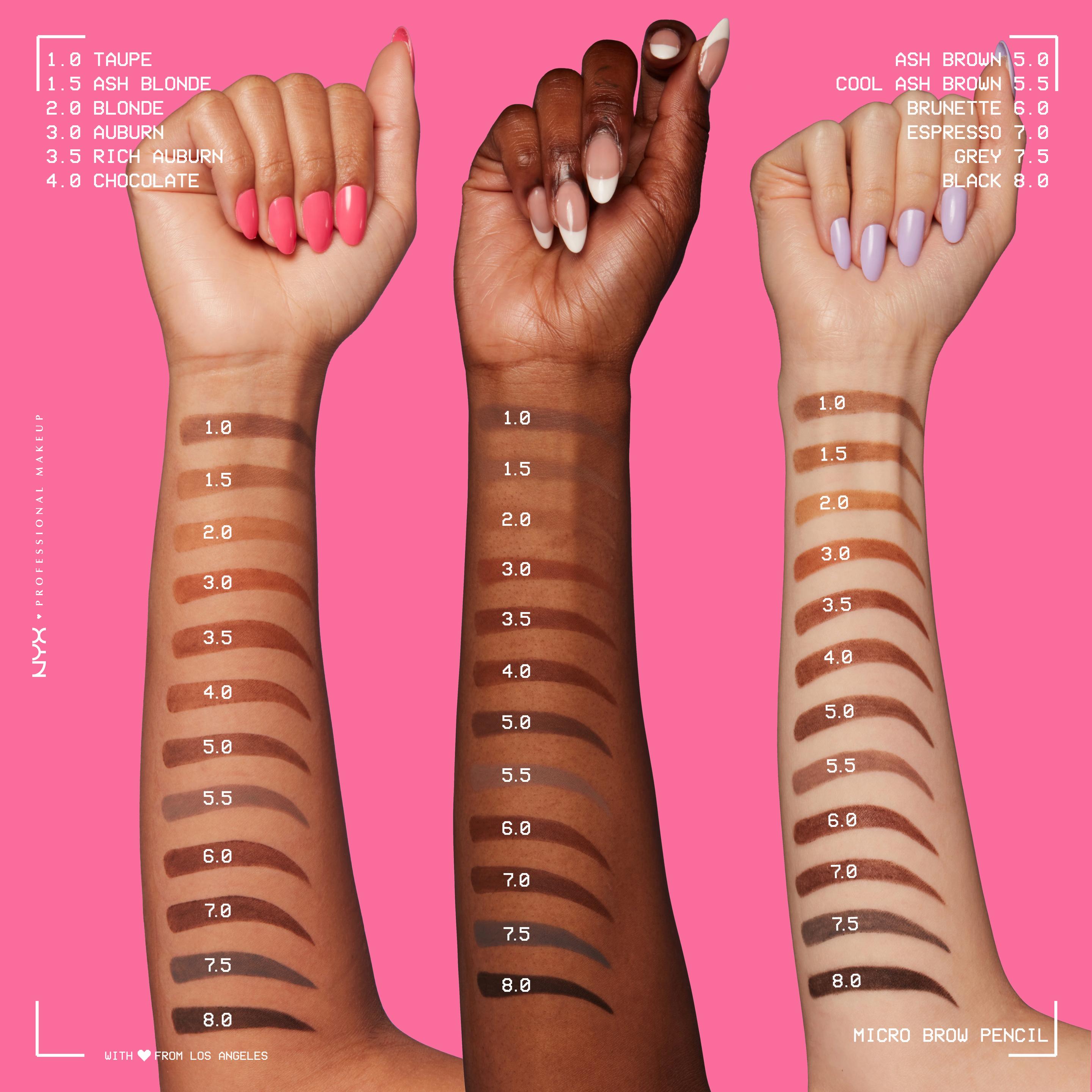 Produktbild NYX PROFFESSIONAL MAKEUP Micro Brow Pencil 12 von 13