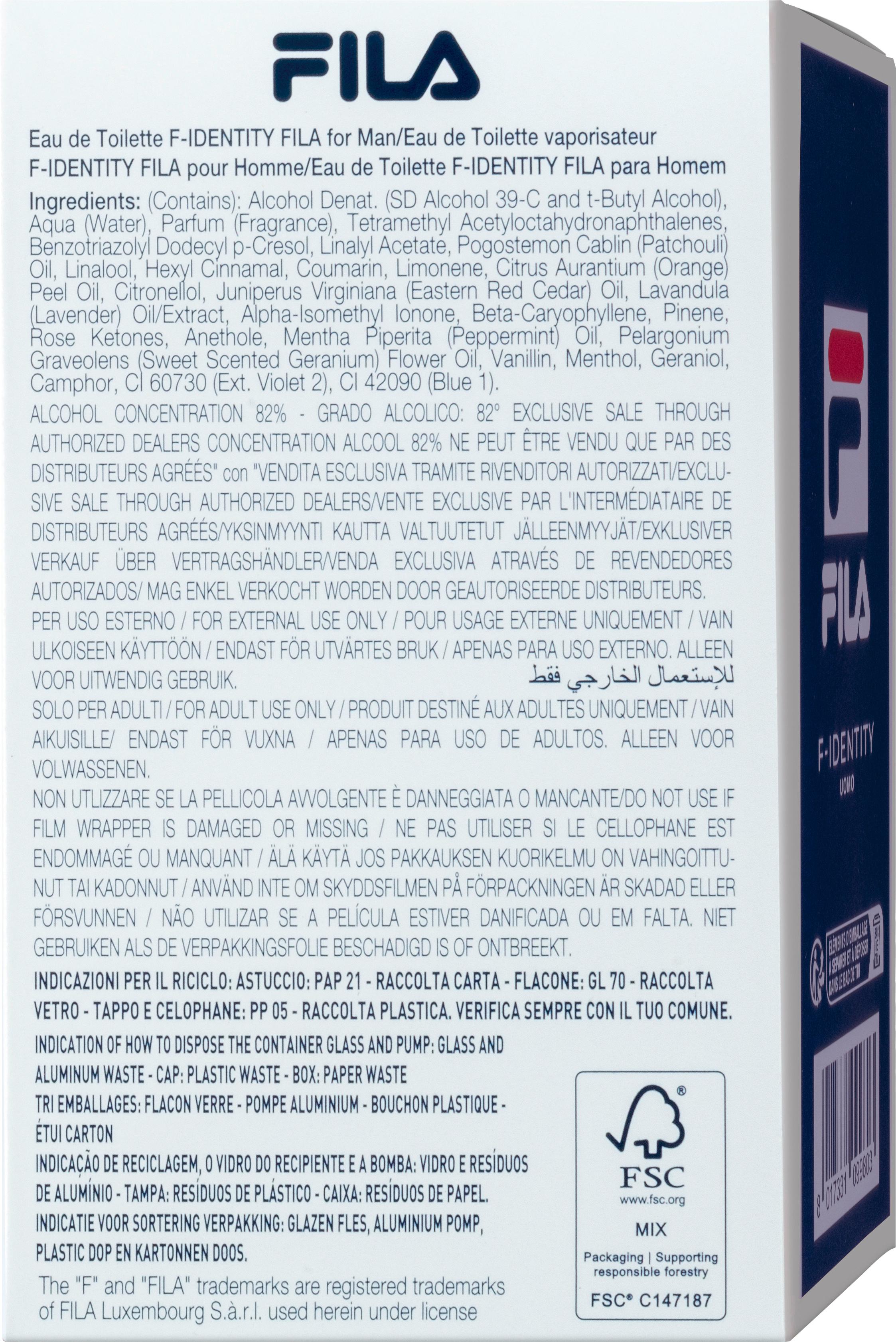 Produktbild F-Identity Eau de Toilette 3 von 5