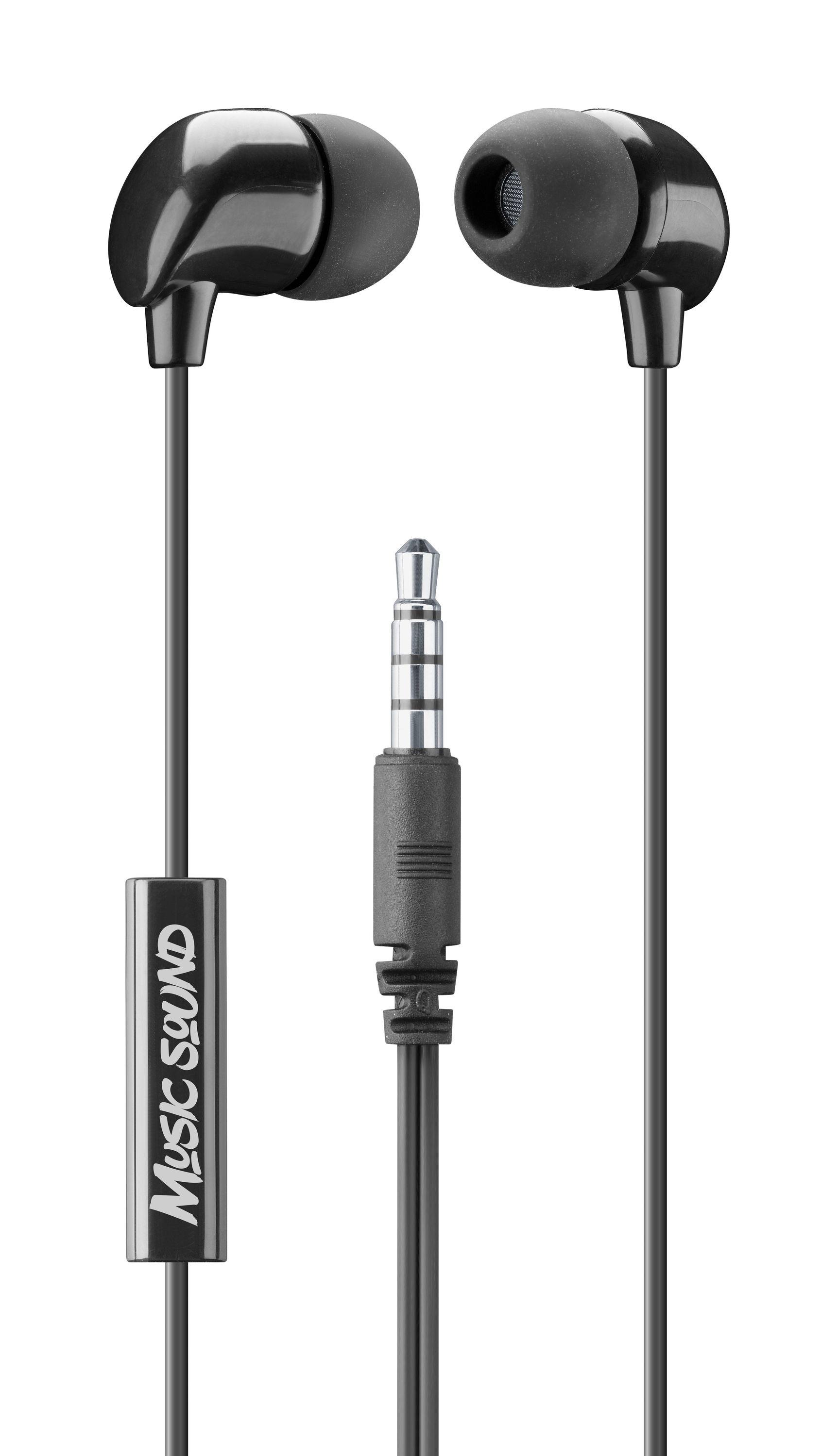 Cellularline Music&Sound IN-EAR Earphones Black
