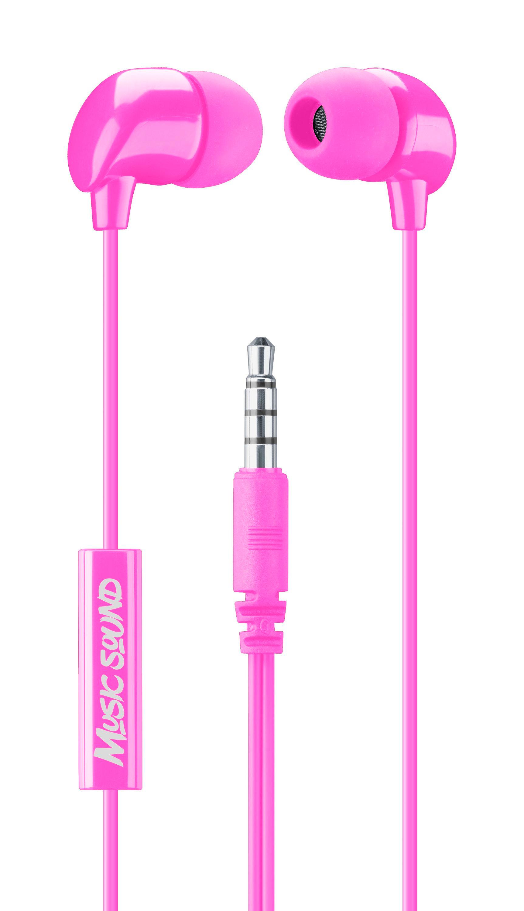 Cellularline Music&Sound IN-EAR Earphones Pink