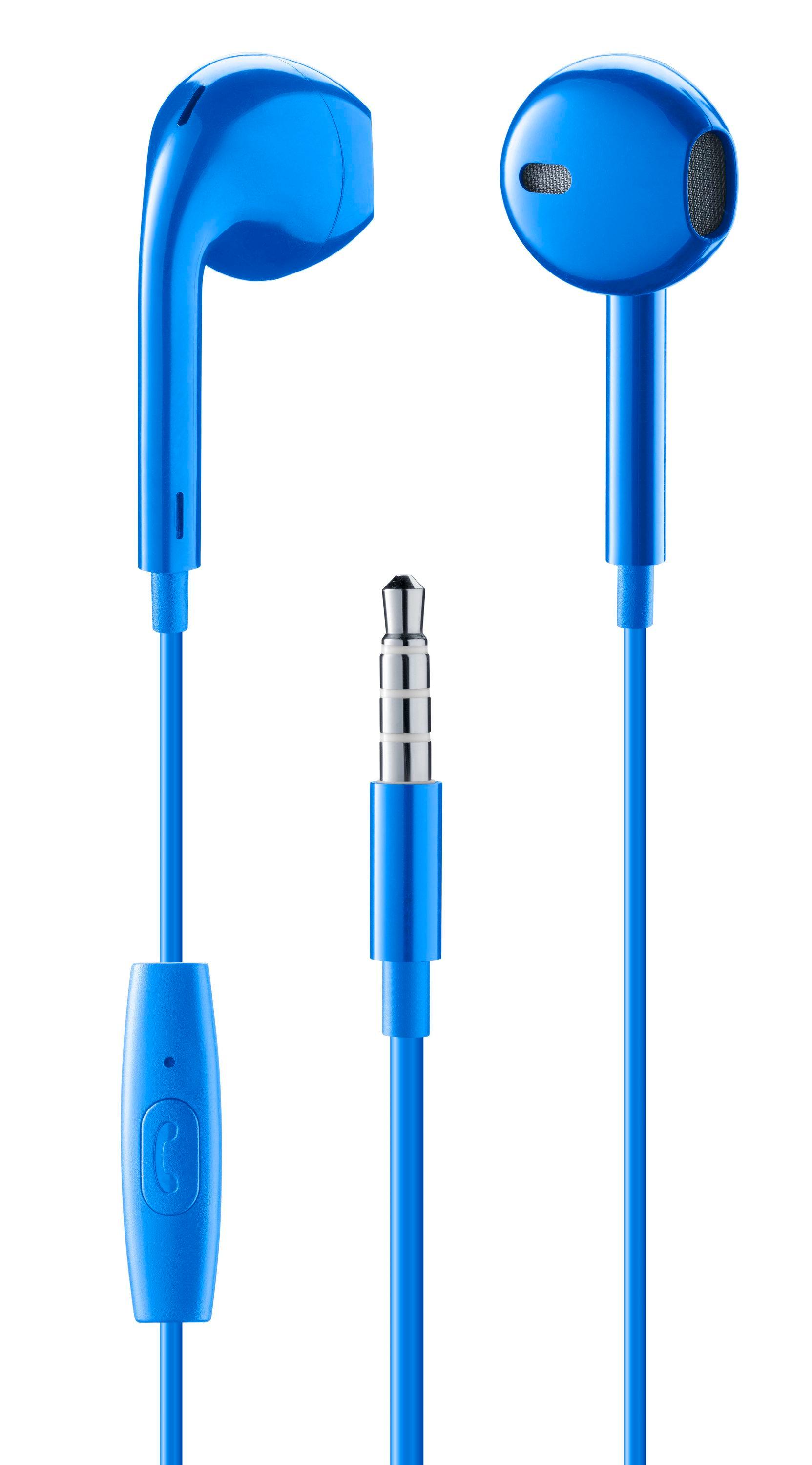 Cellularline Music&Sound Earphones Capsule Blue